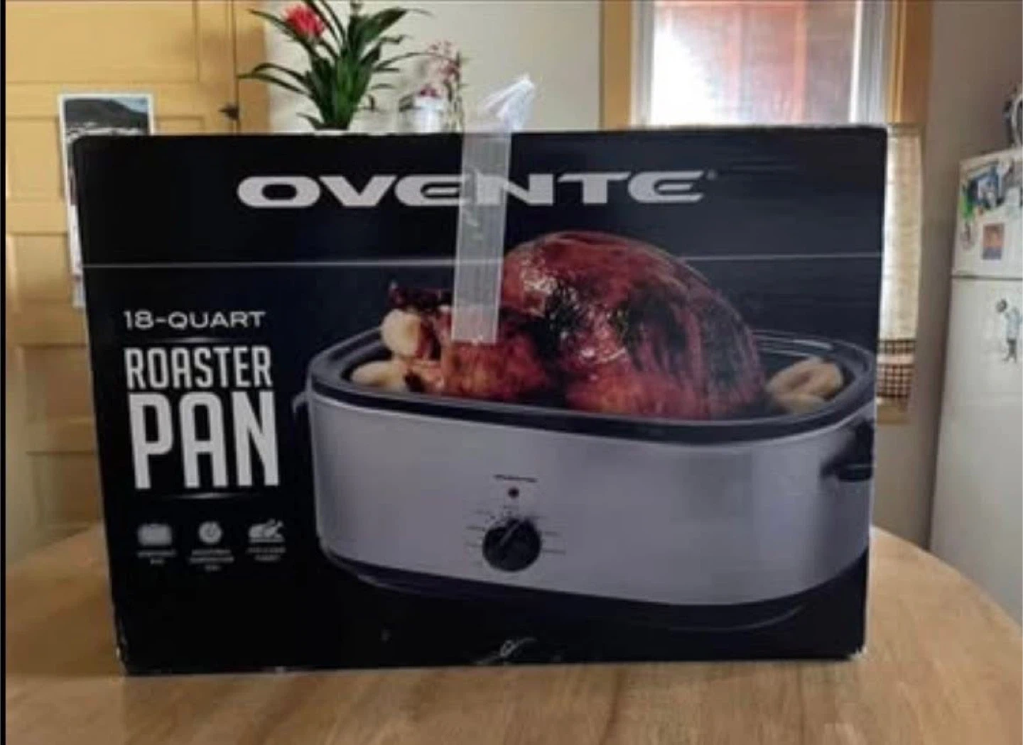 New Ovente 18-Quart Roaster Pan