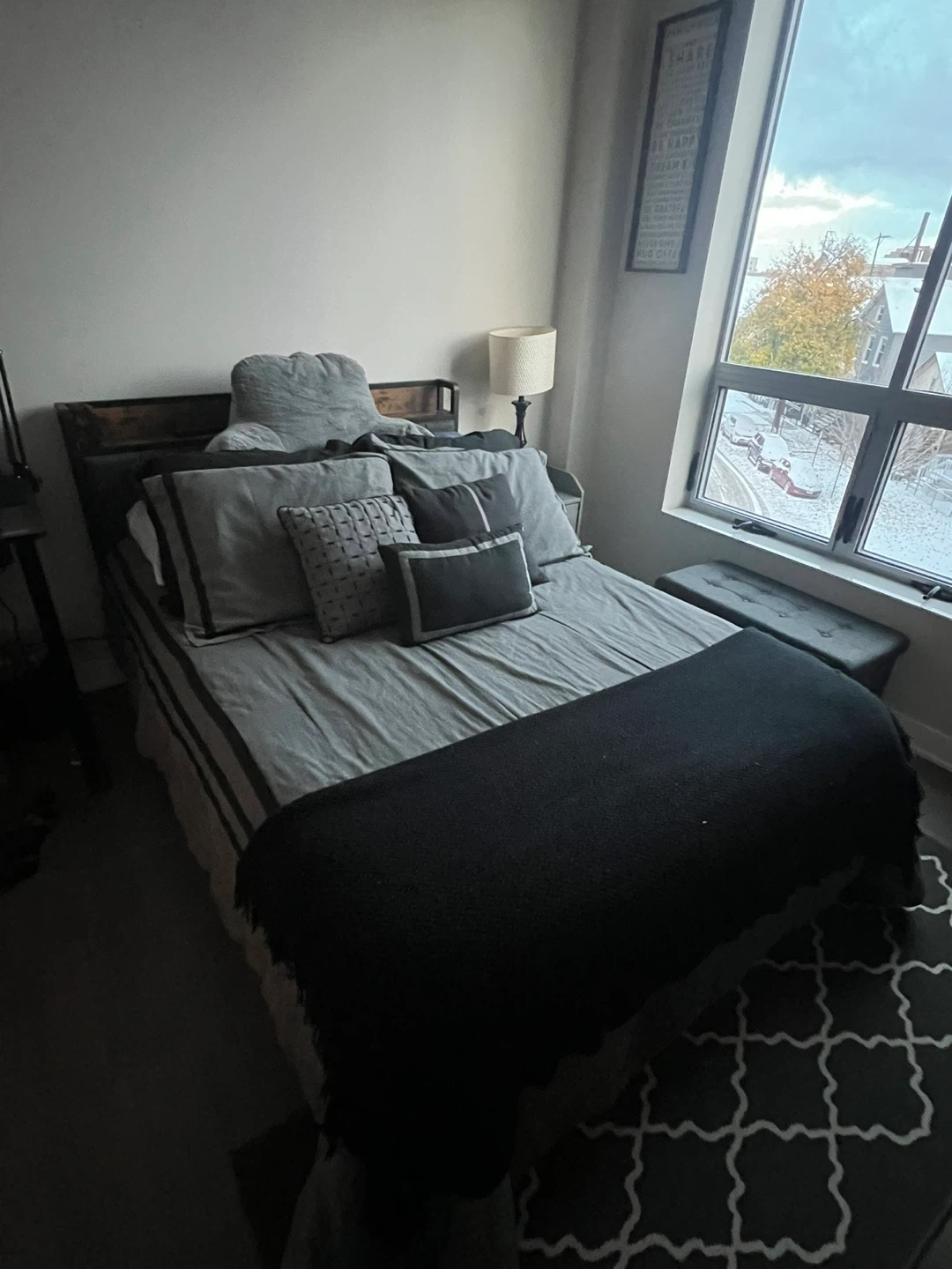 Full Size Bed Frame and Mattress