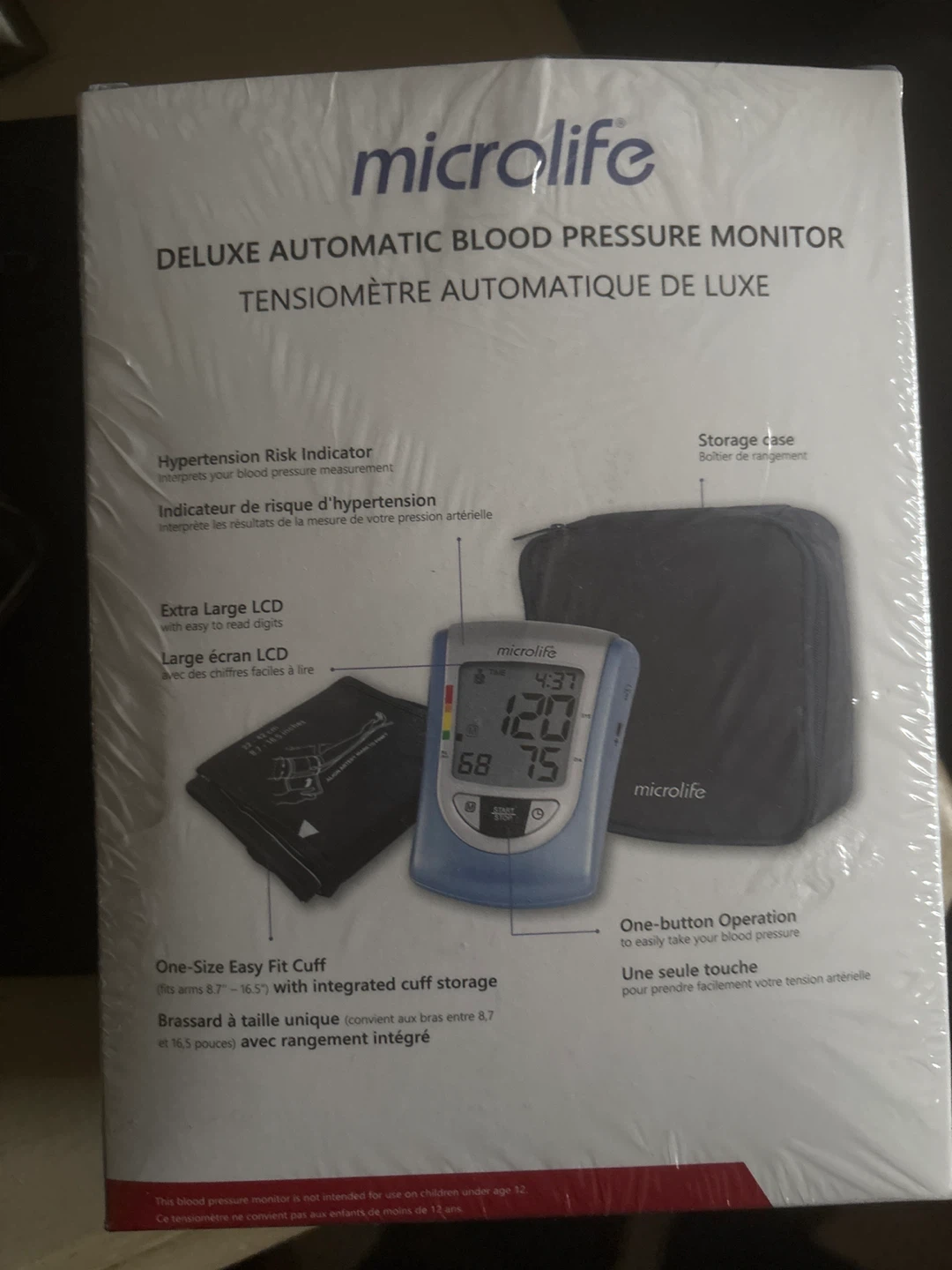 Sealed Box Microlife Deluxe Automatic Blood Pressure Monitor
