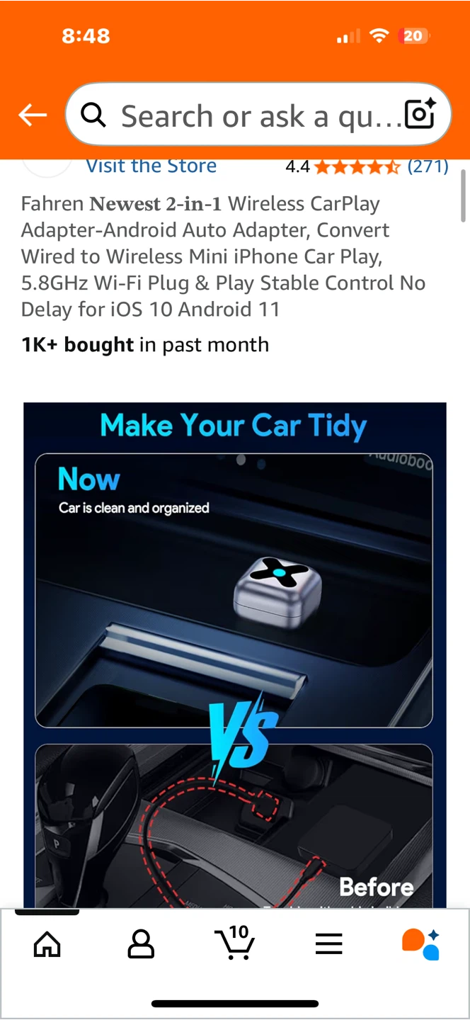 FAHREN 2-in-1 Wireless CarPlay Adapter - photo 5