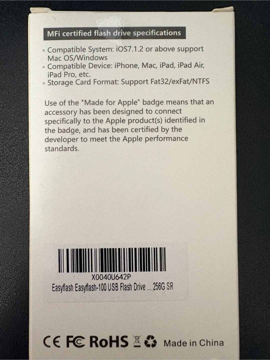 Easyflash 256GB USB Flash Drive - NEW image indicator(2)