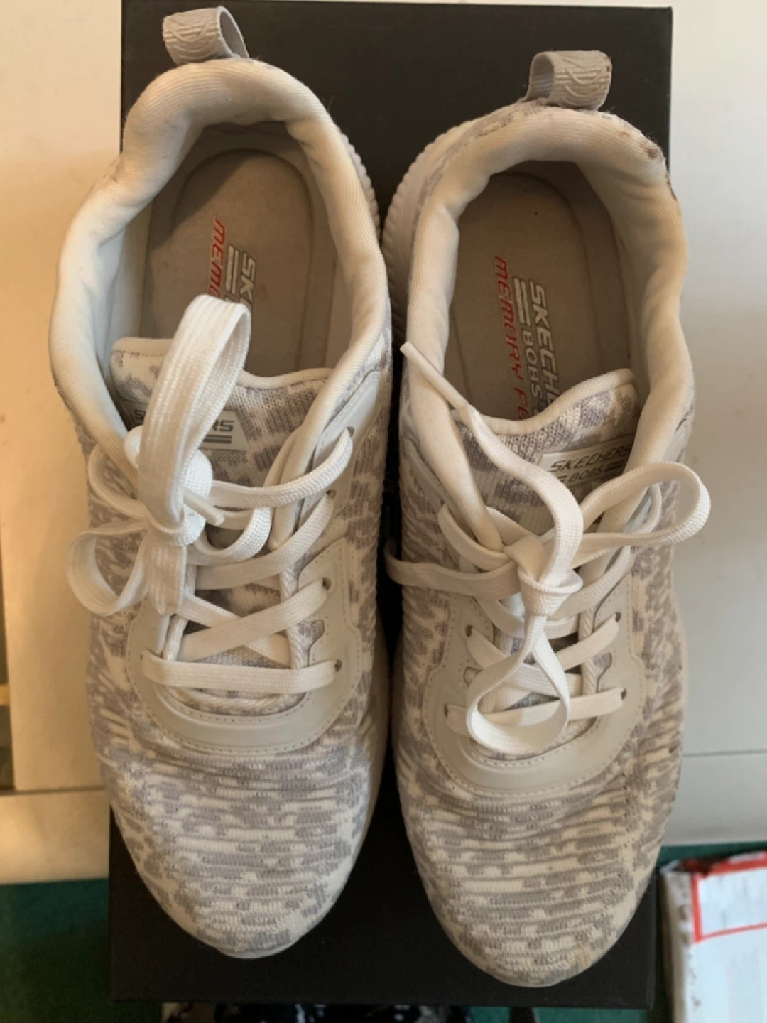 Skechers Bobs Memory Foam Shoes - Size 8