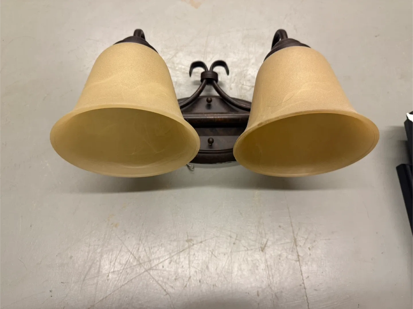 Two-Light Bathroom Vanity Light Fixture