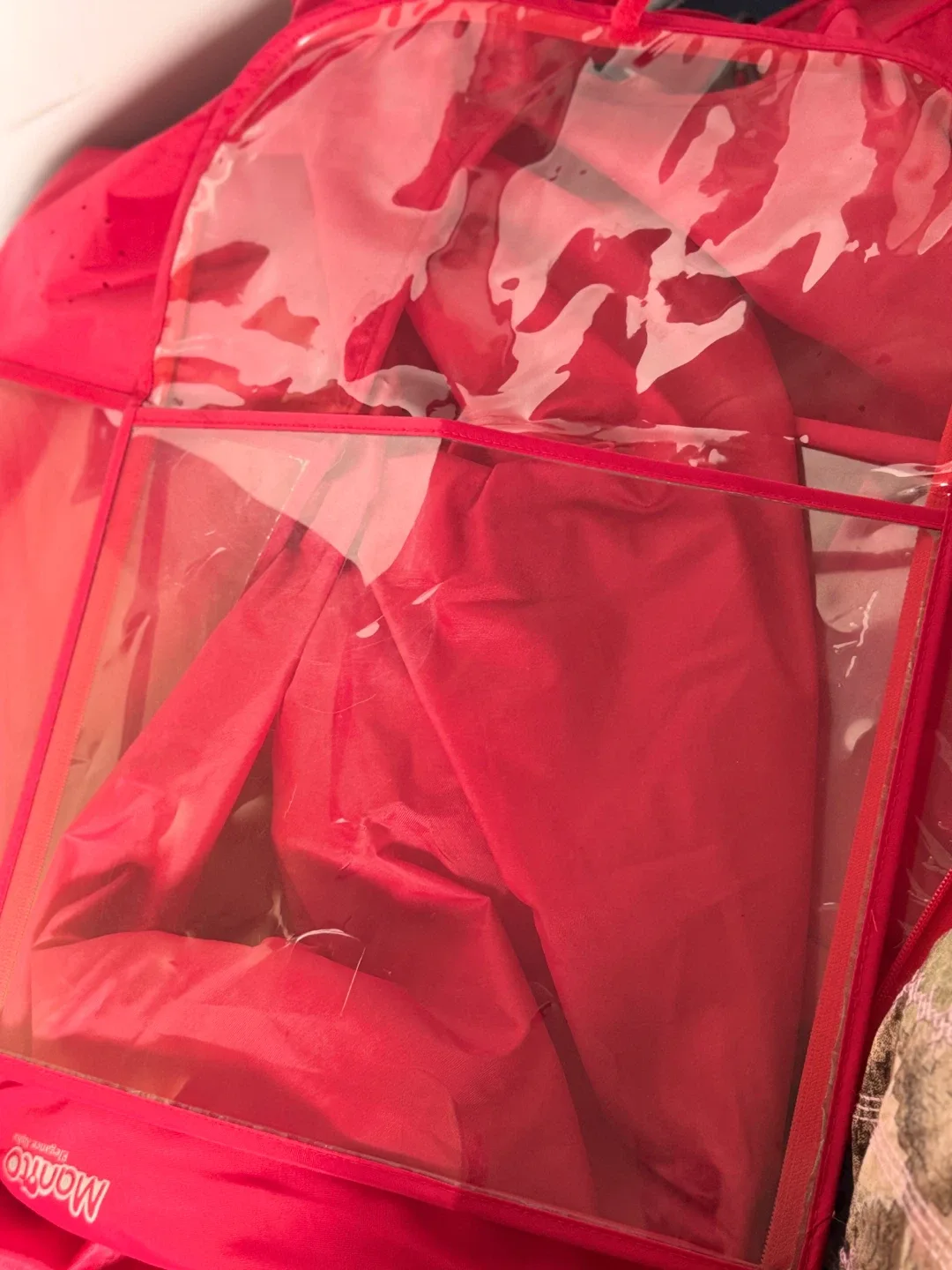 Manito Elegance Plus Stroller Weather Shield - Red image indicator(2)