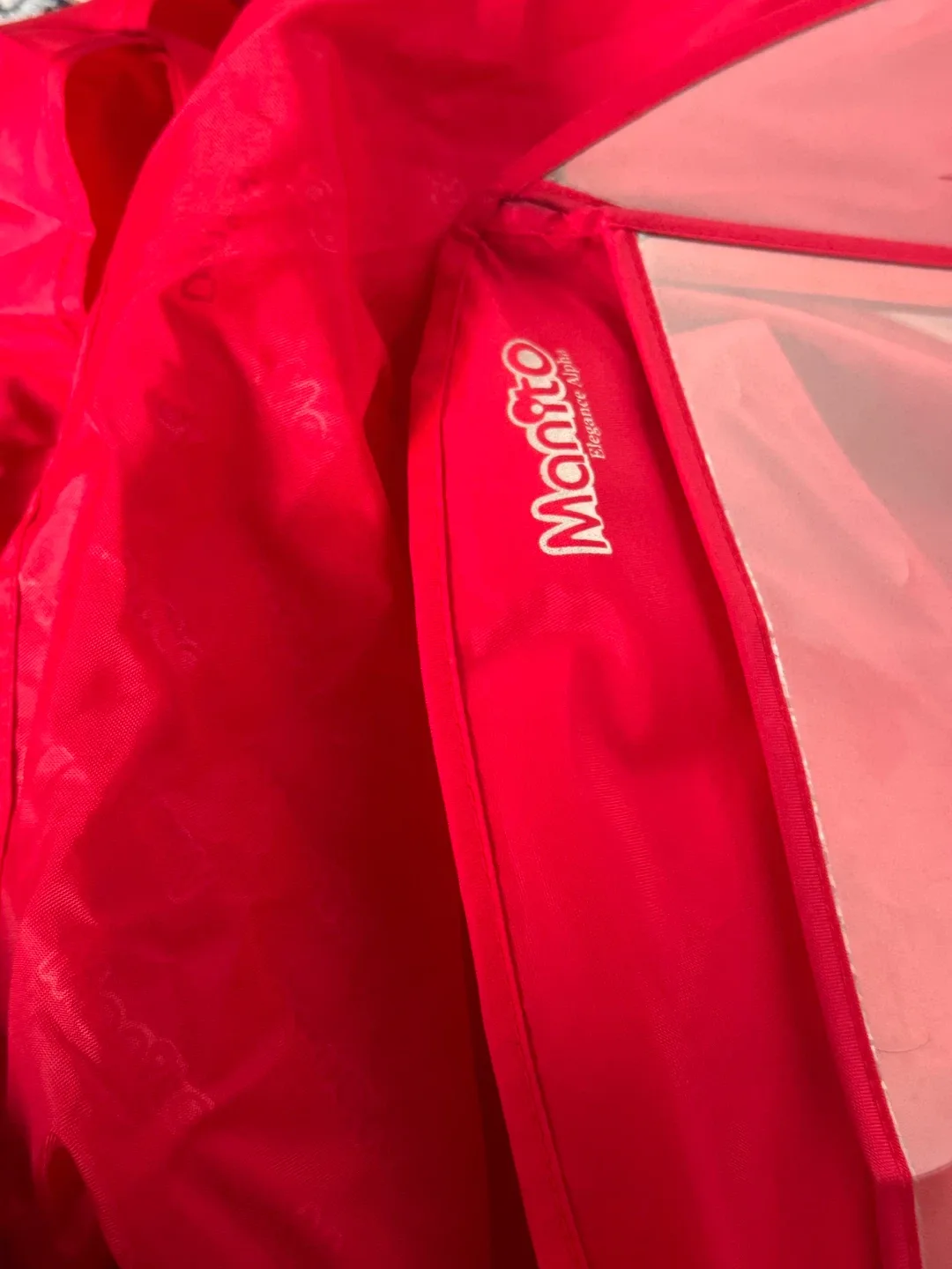 Manito Elegance Plus Stroller Weather Shield - Red image indicator(3)