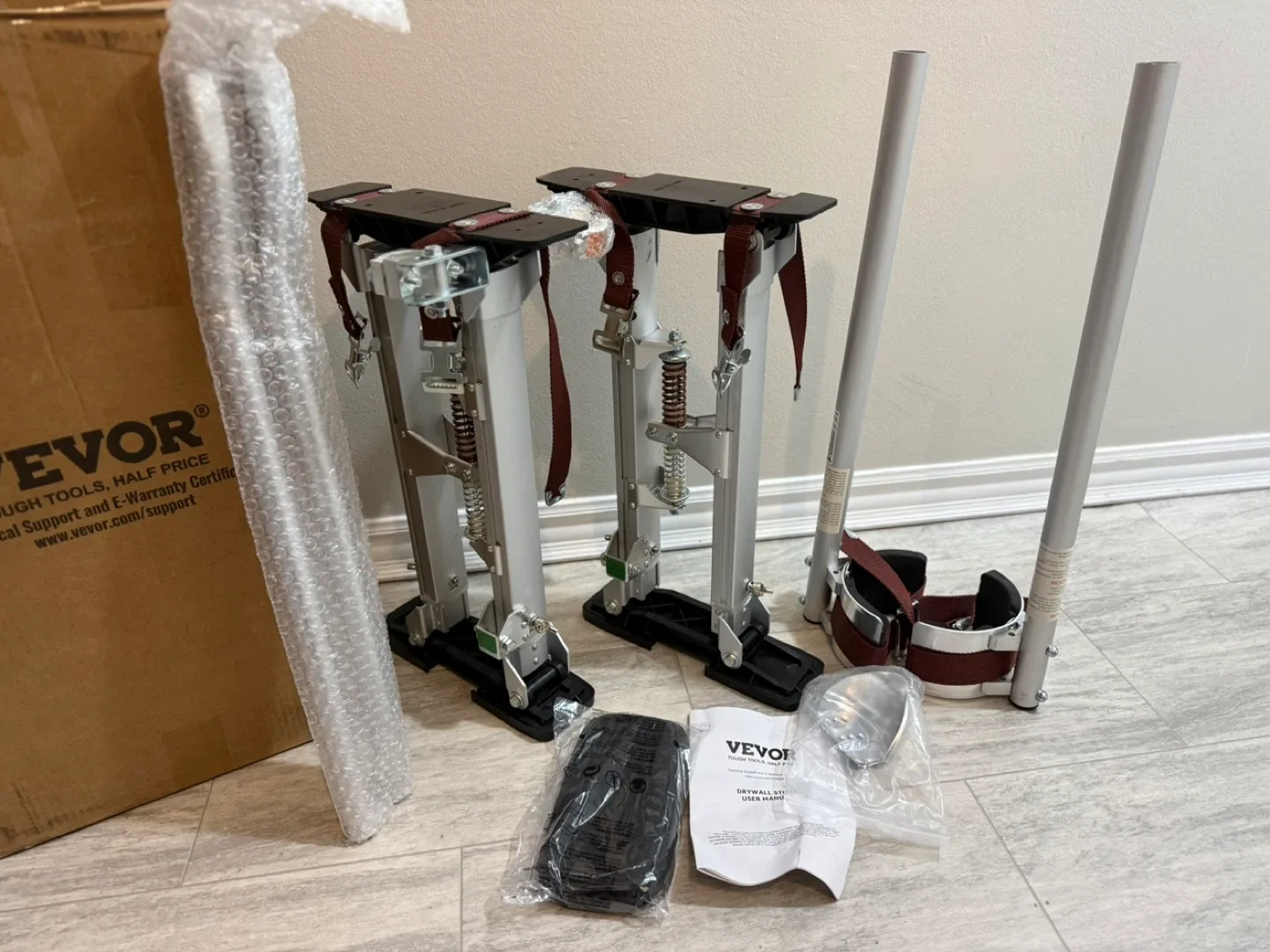 NEW Assembled Drywall Stilts, 18''-30” image indicator(5)