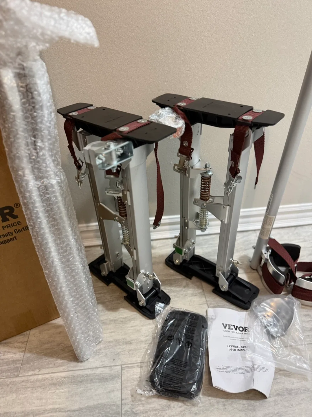 NEW Assembled Drywall Stilts, 18''-30” image indicator(2)