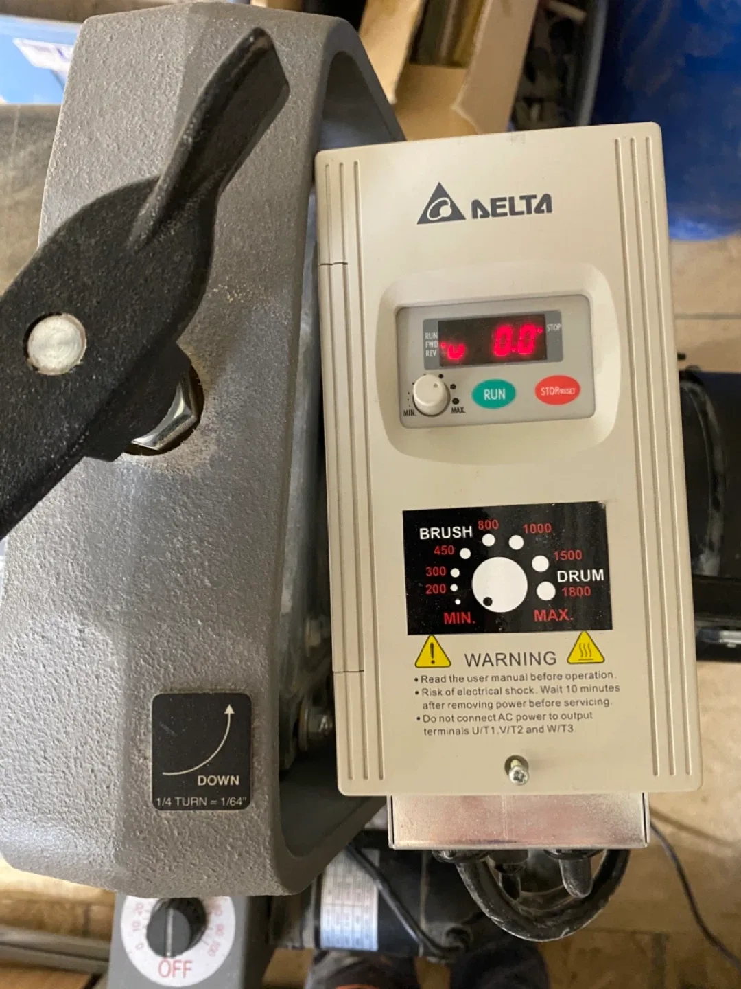 SuperMax 19-38 Combo Brush/Drum Sander image indicator(4)