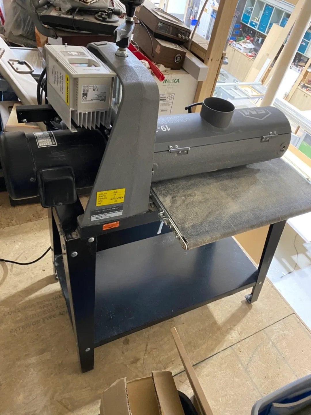 SuperMax 19-38 Combo Brush/Drum Sander image indicator(9)