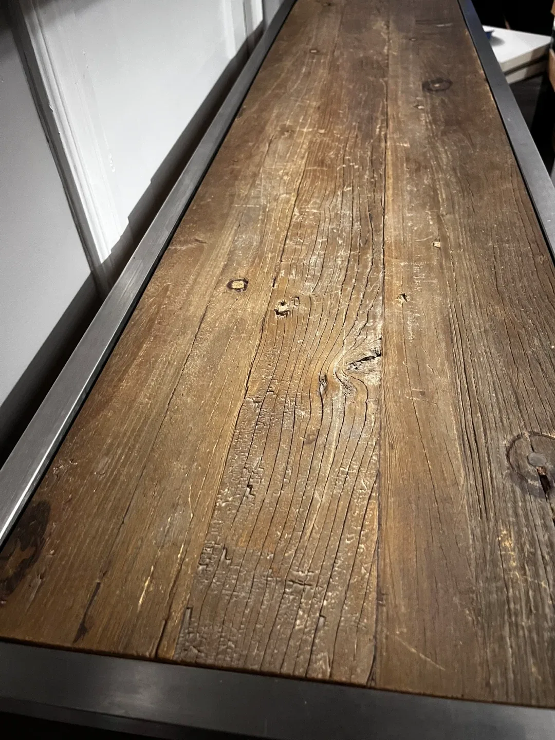 Wood and Metal Shelving Unit with Drawers image indicator(5)