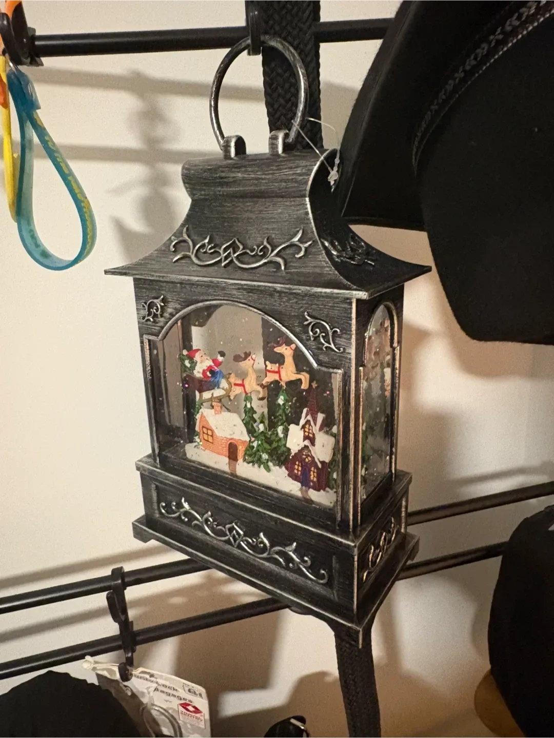 Christmas Snow Globe Lantern