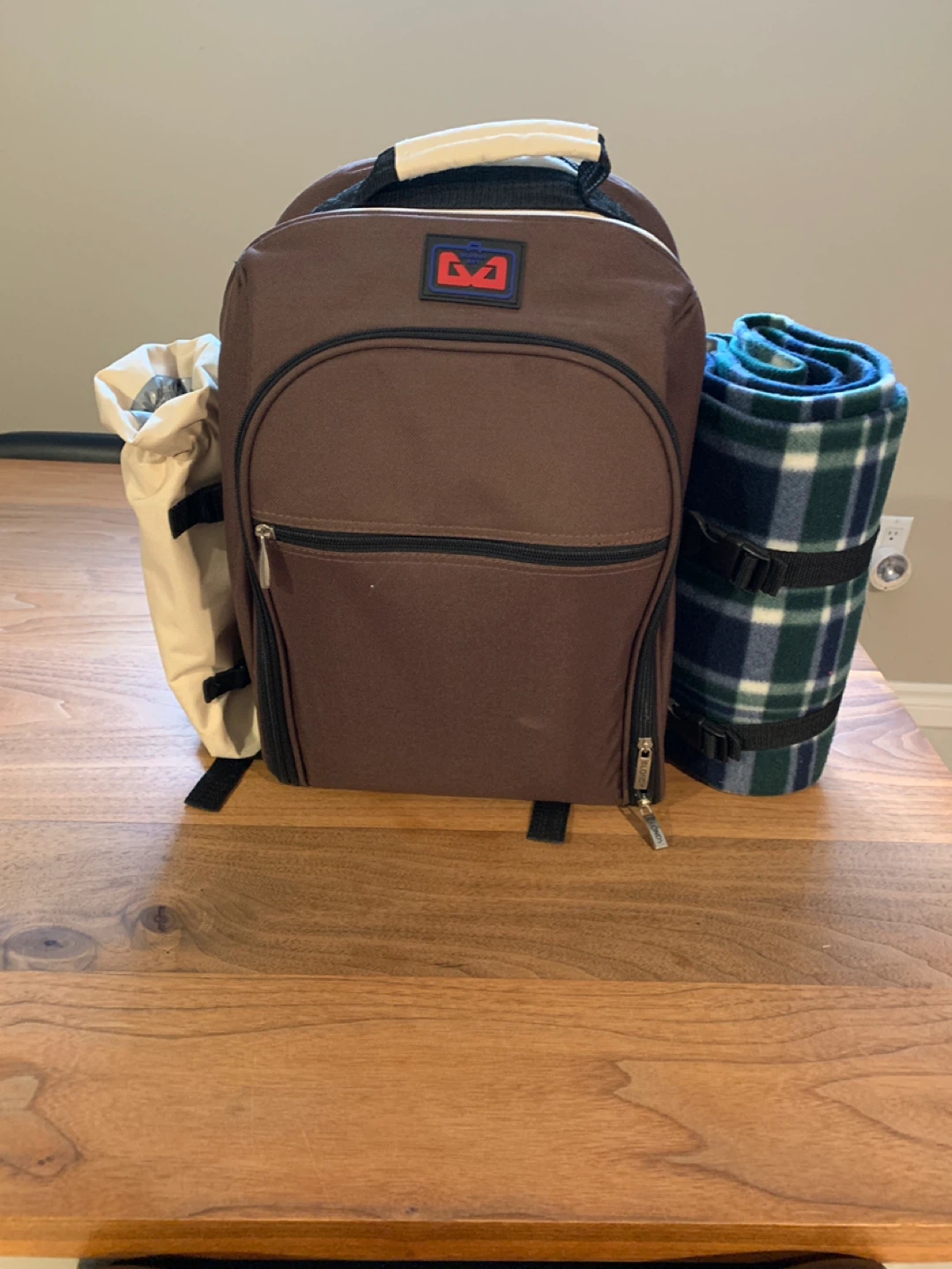 Picnic Backpack Set - Brown