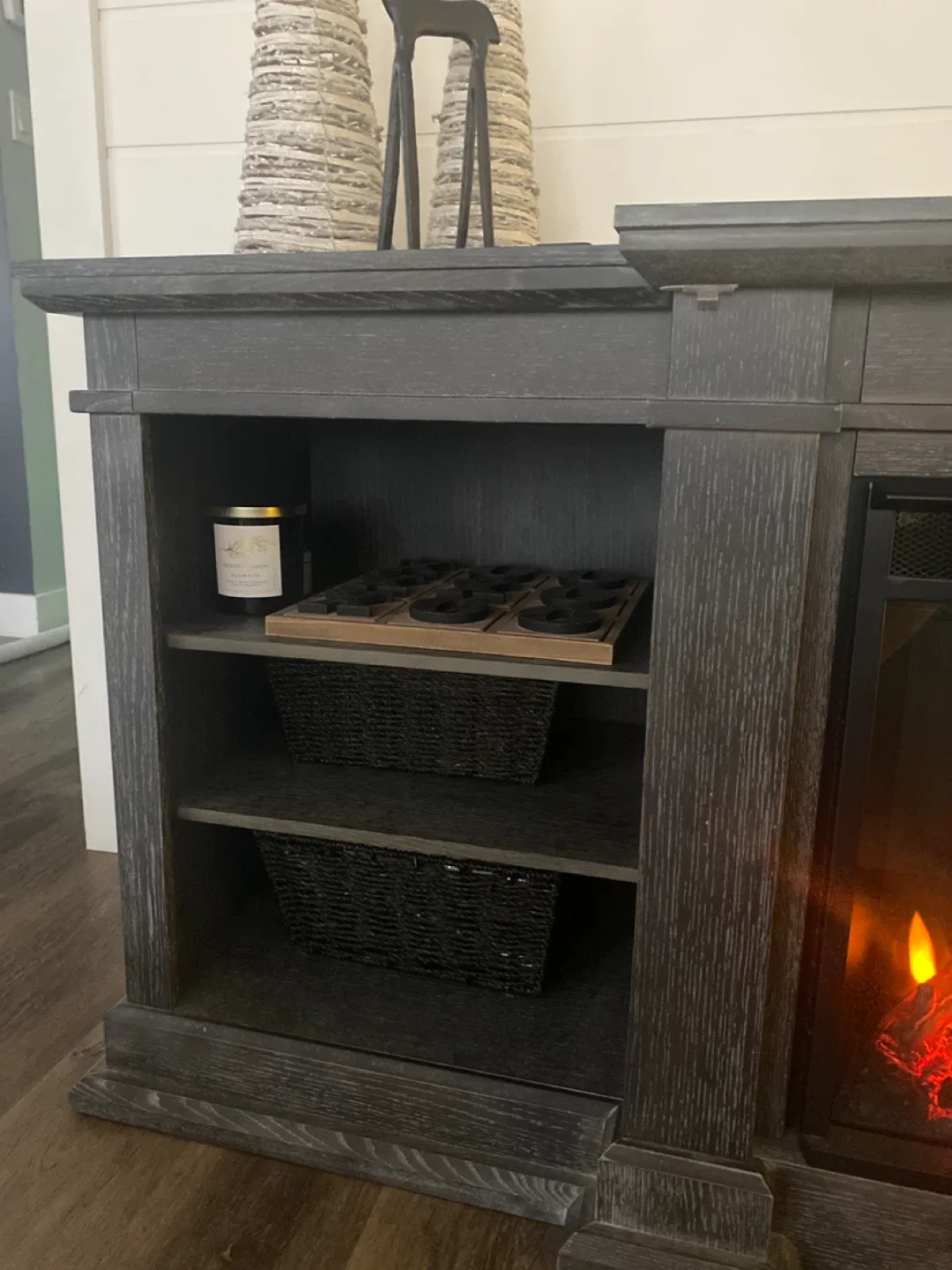 Electric Fireplace with Media Console image indicator(3)