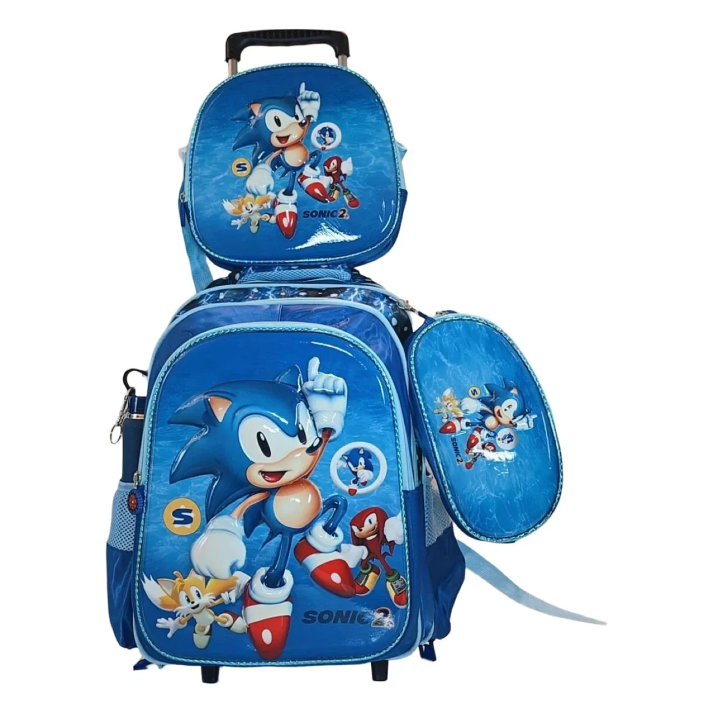 Kids' Rolling Backpack - Mickey Mouse & Sonic