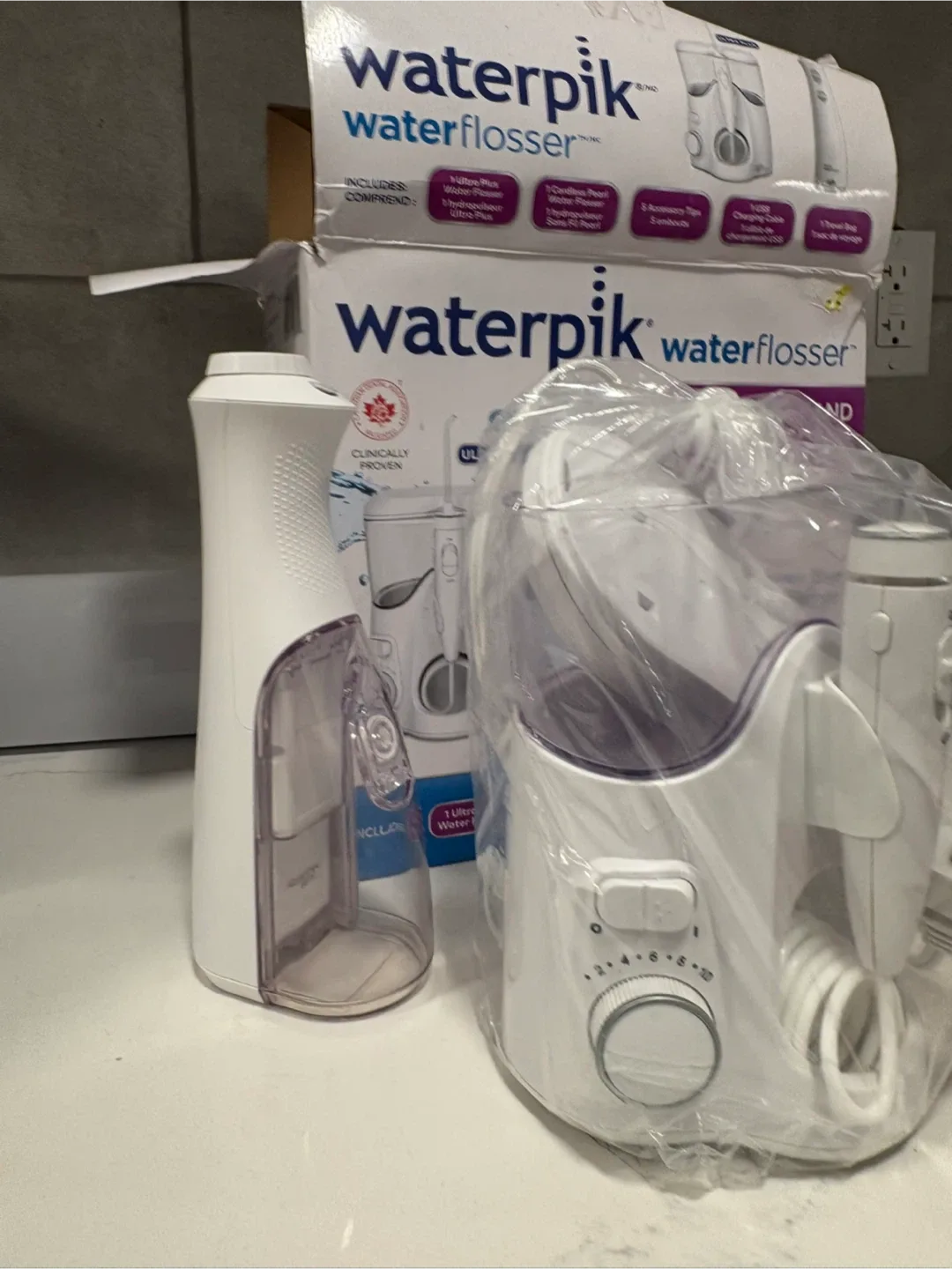 Waterpik Cordless Pearl Water Flosser - New in Box