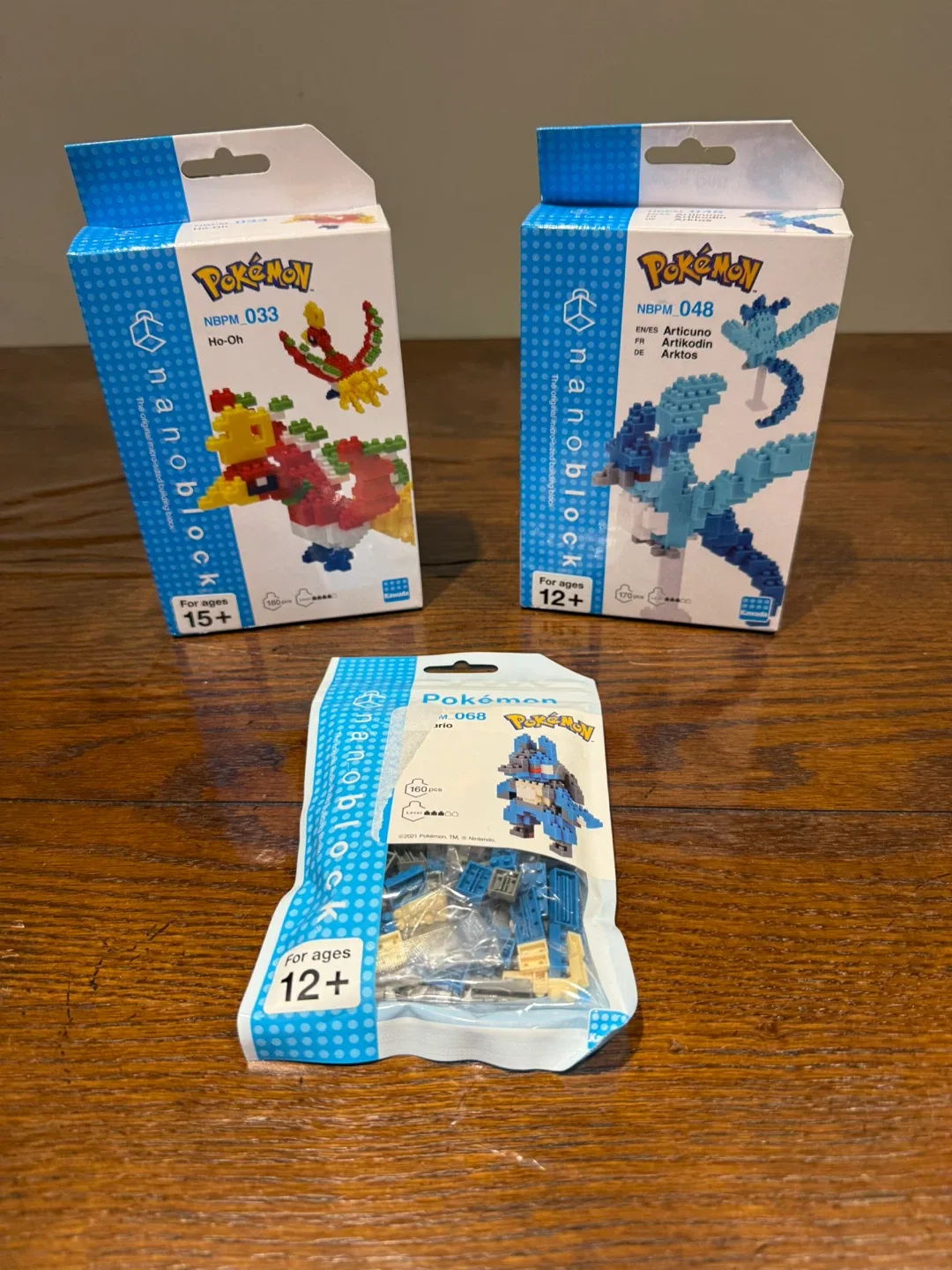 nanoblock Pokémon Ho-Oh, Articuno, Lucario image indicator(2)