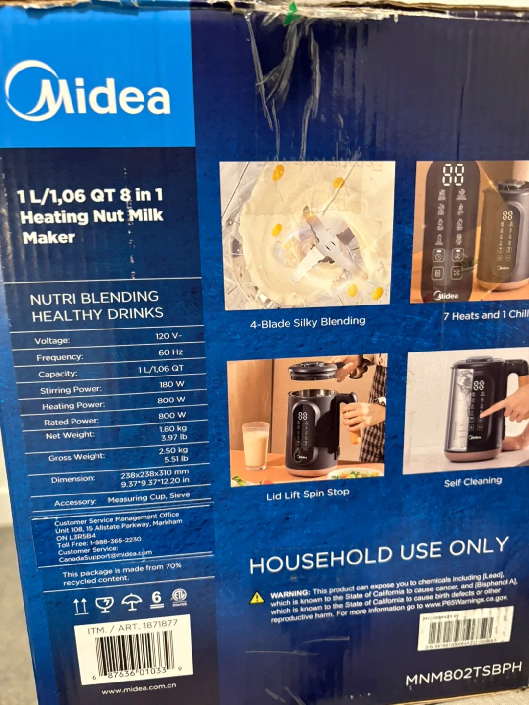 Midea Nutri Blending Healthy Drinks Maker image indicator(5)