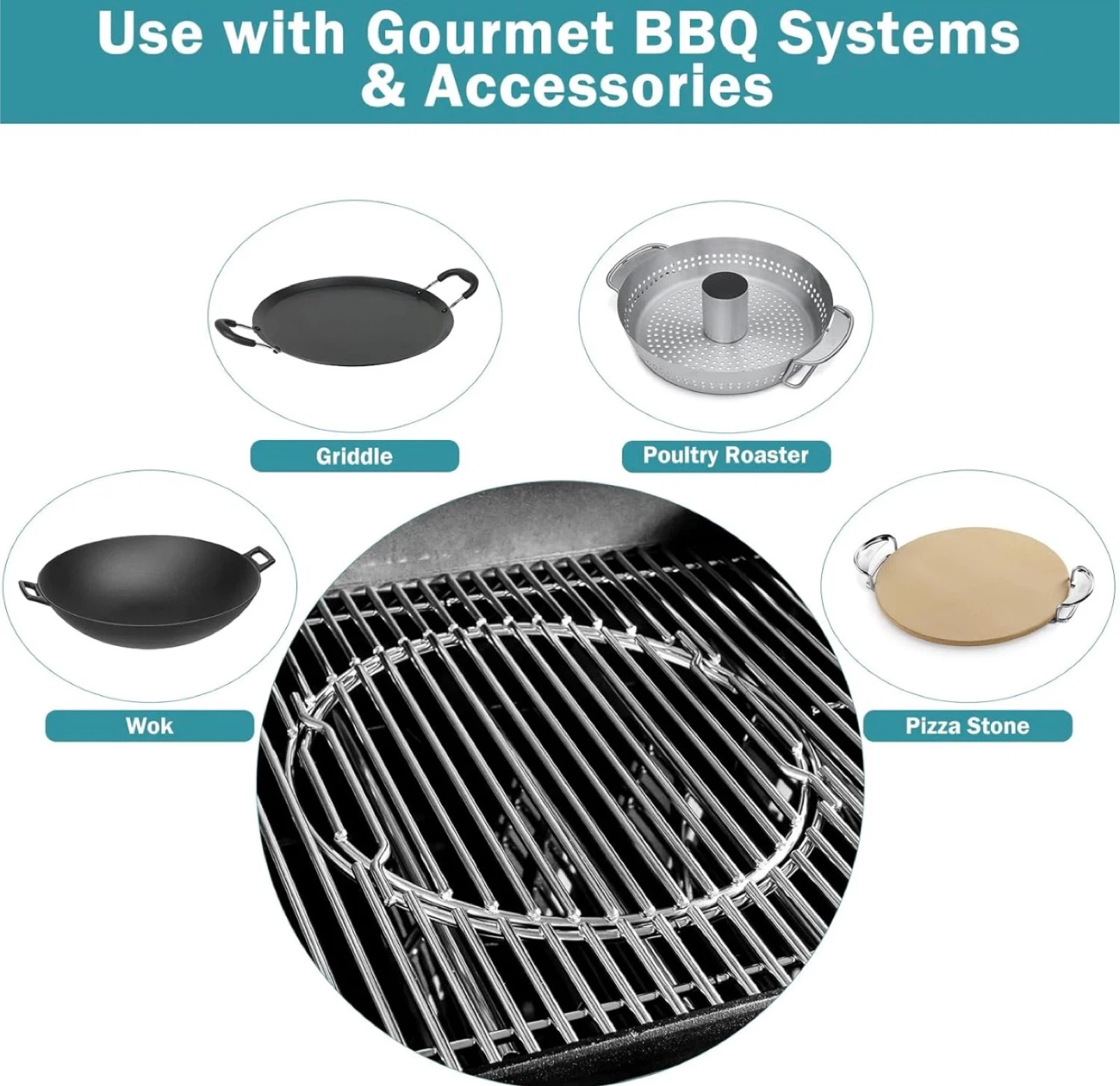 NEW SS Grill Grates for Weber Spirit/Genesis Models - photo 5