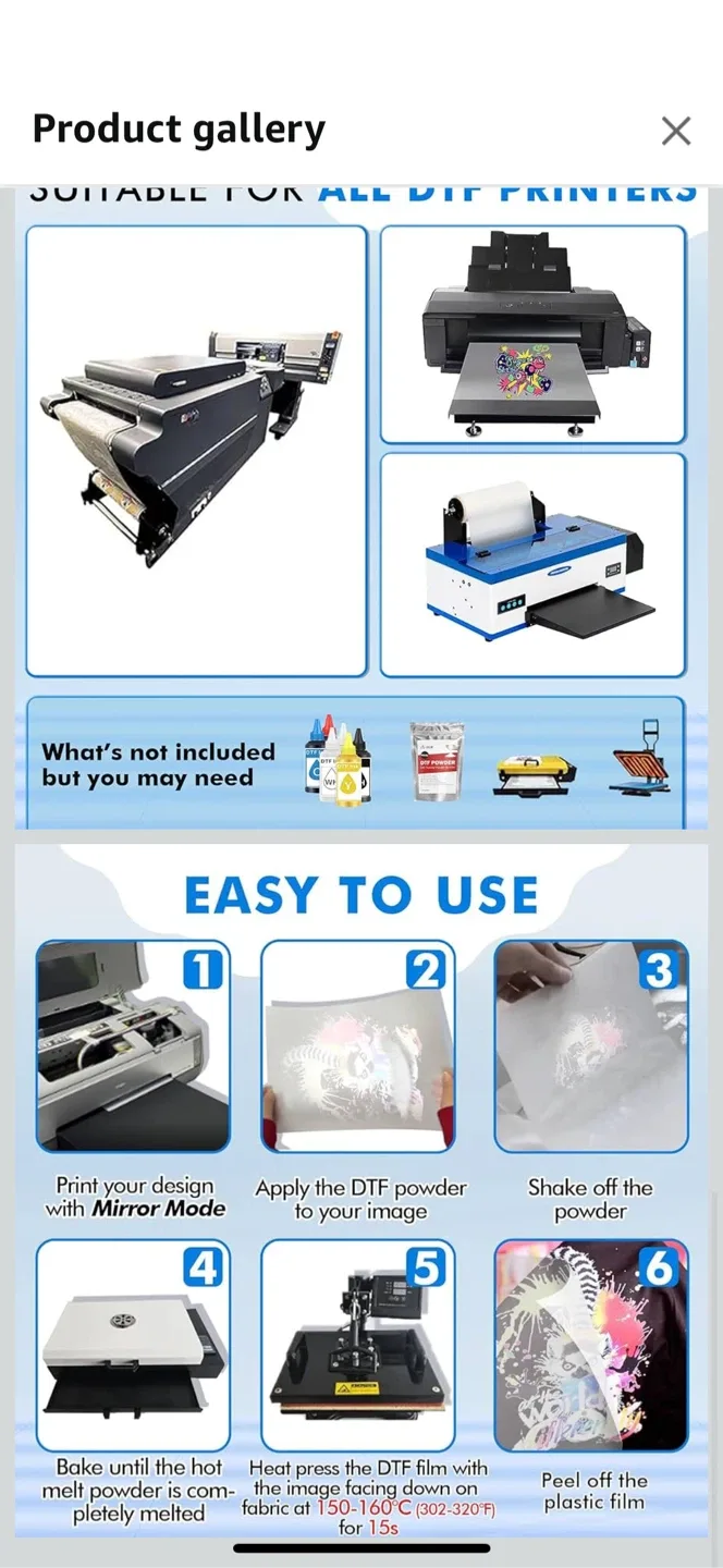 ASUB DTF Transfer Film Roll 13 inch image indicator(4)