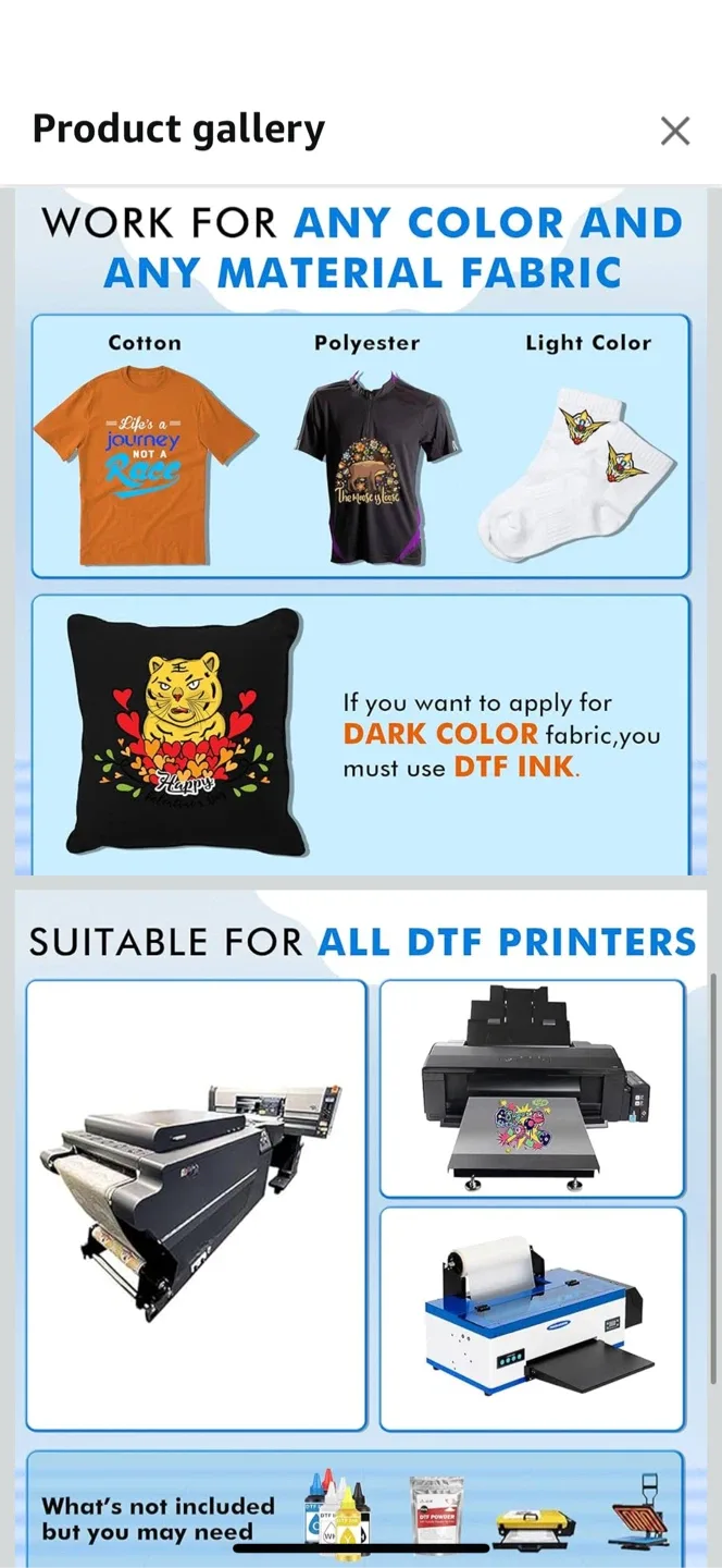 ASUB DTF Transfer Film Roll 13 inch image indicator(3)