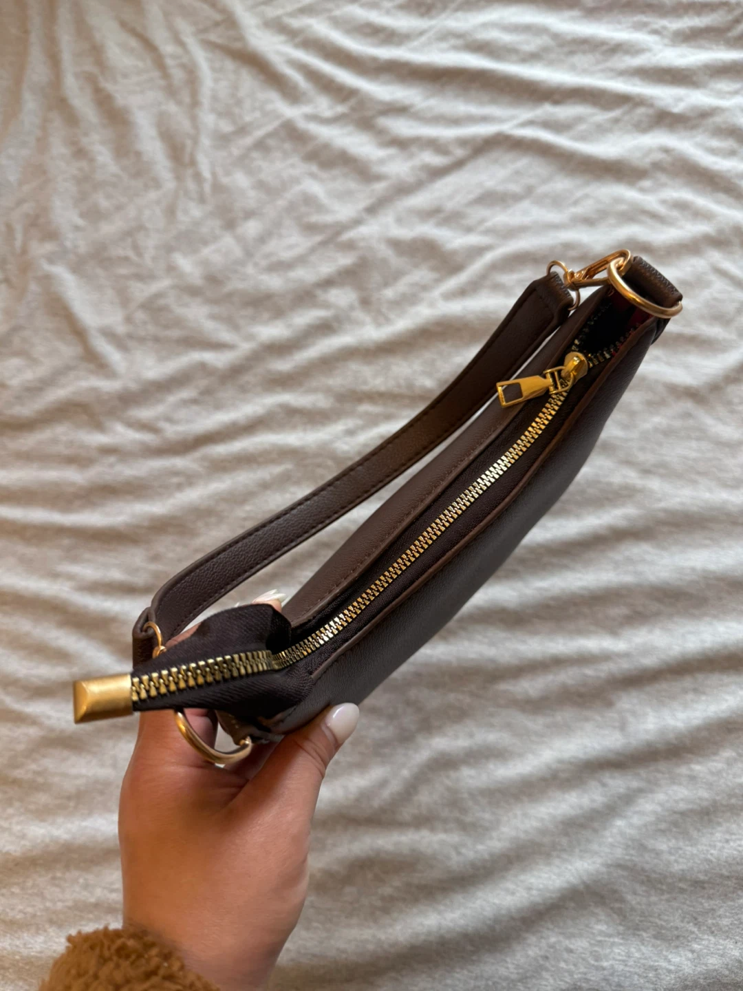 Brown Half Moon Bag - photo 2