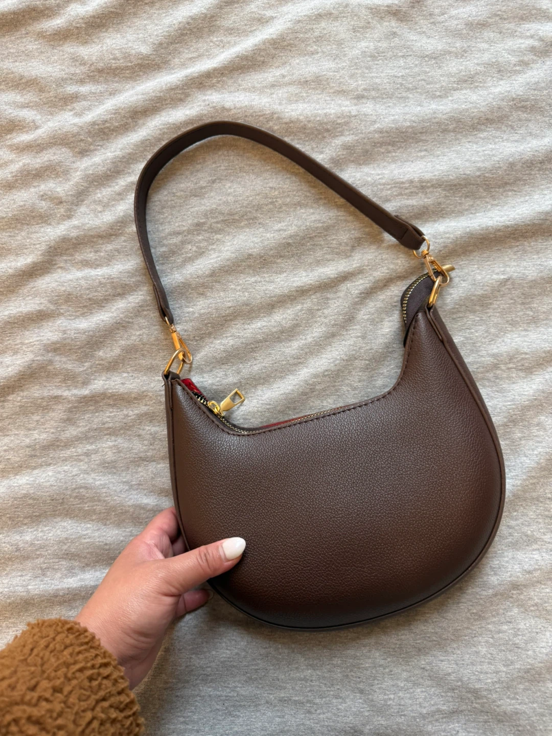 Brown Half Moon Bag - photo 4