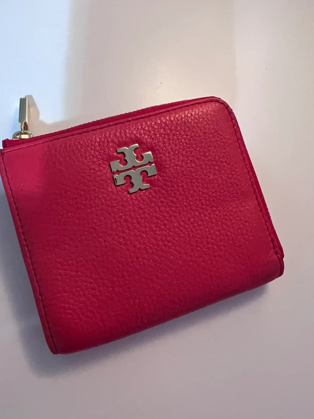 Tory Burch Pink Leather Wallet