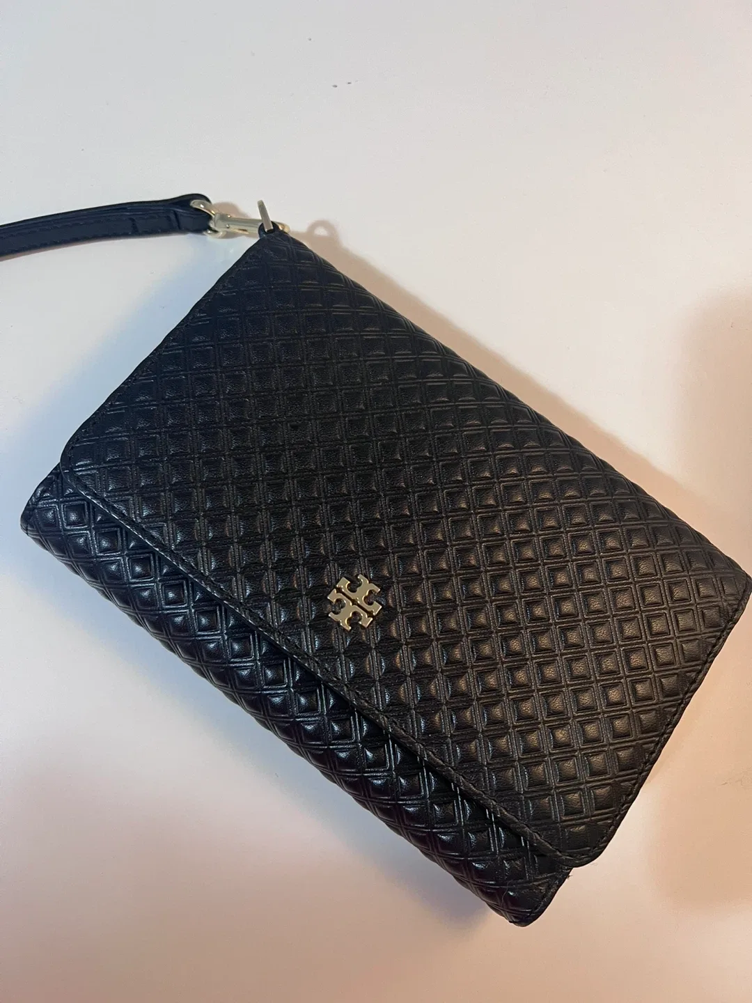 Tory Burch Black Leather Wallet