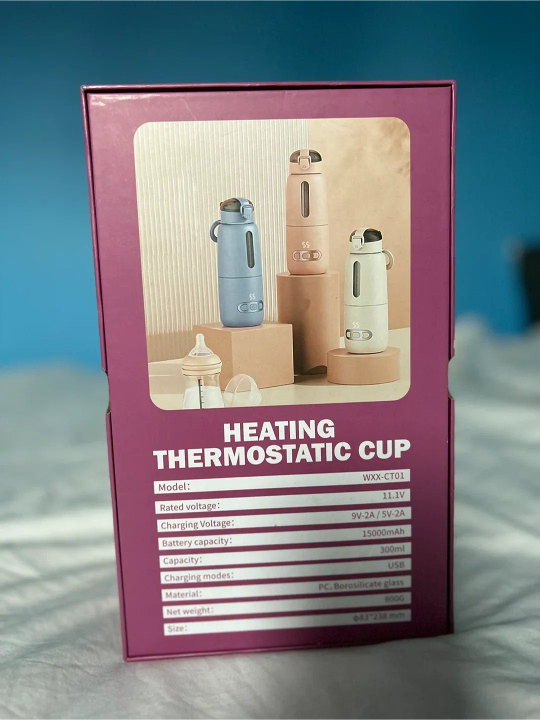 New Heating Thermostatic Cup & Baby Food Feeder Set image indicator(3)
