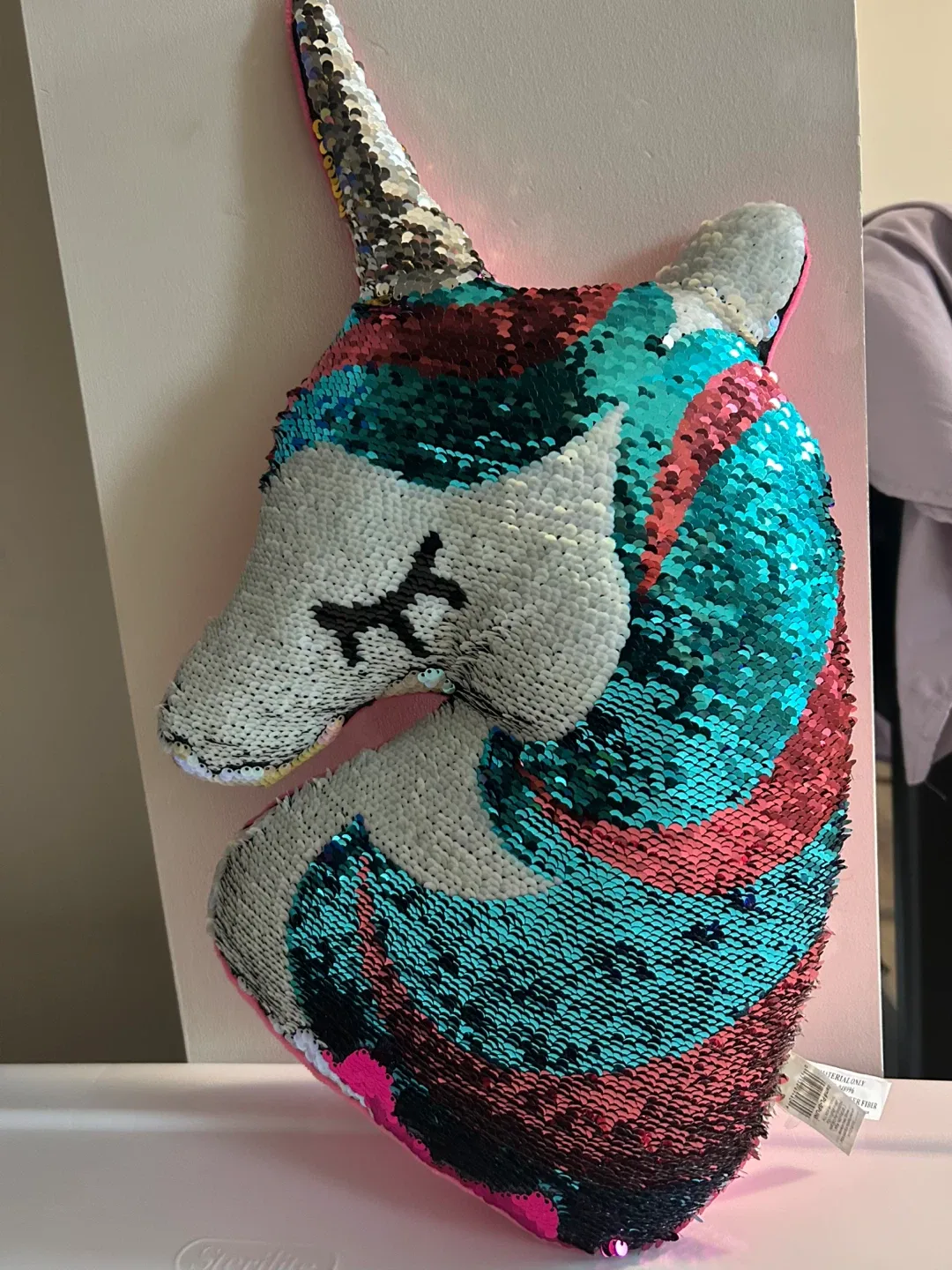 Sequin Unicorn Pillow image indicator(3)