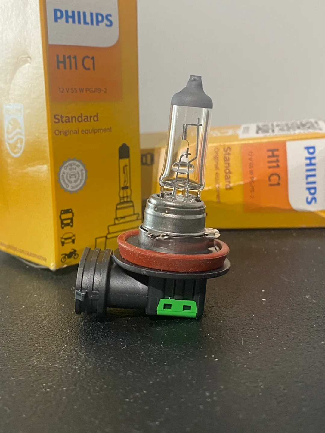 Set of 2 Philips H11 C1 Standard Halogen Bulbs - New! image indicator(3)