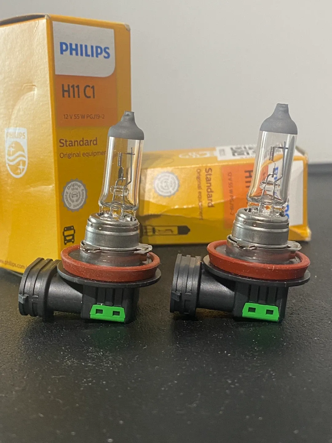 Set of 2 Philips H11 C1 Standard Halogen Bulbs - New! image indicator(4)