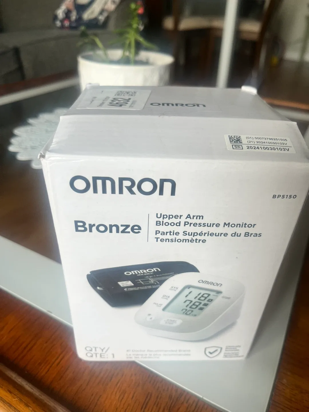 Omron Bronze Blood pressure monitor