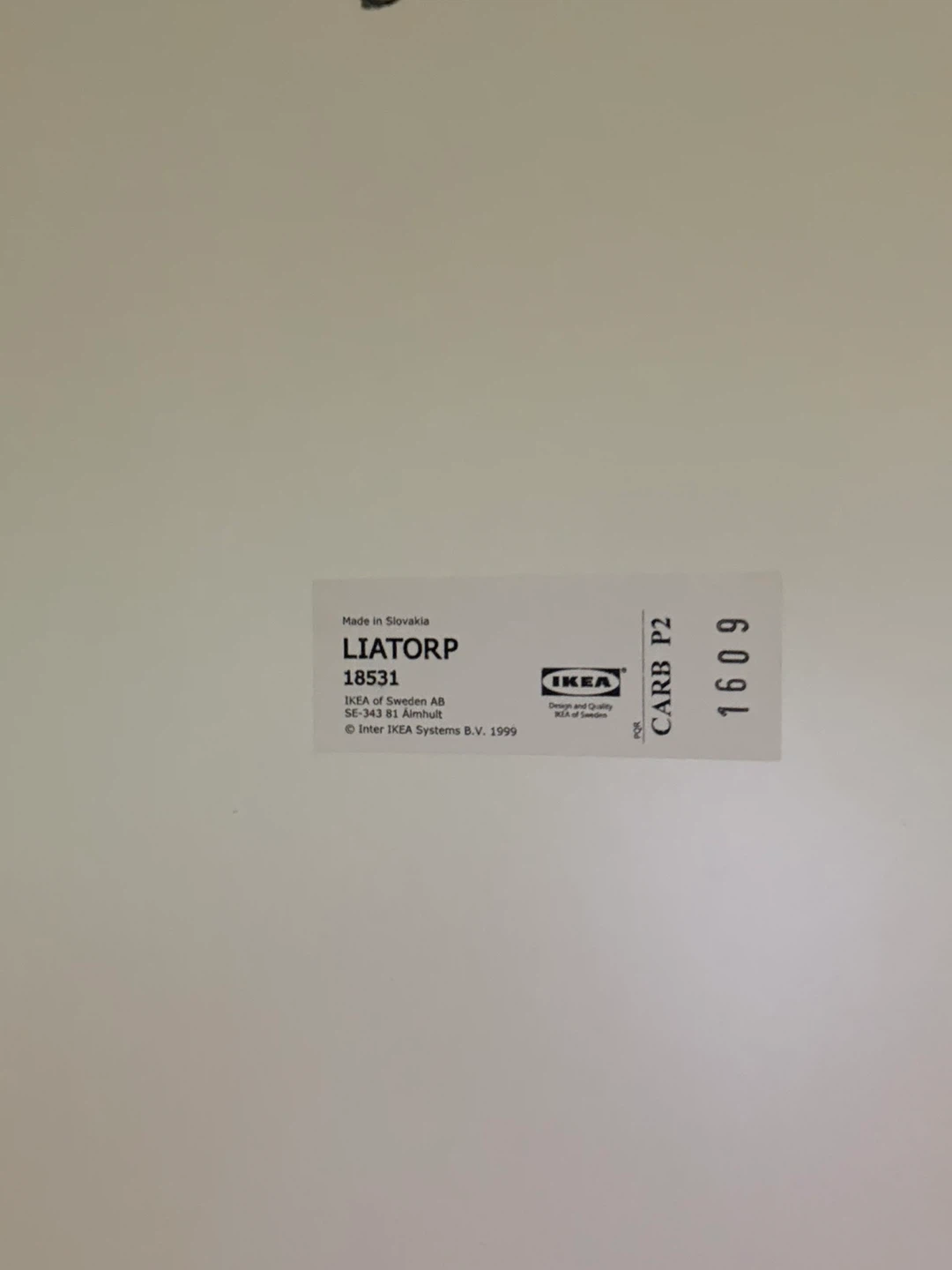 IKEA LIATORP Console Table - White