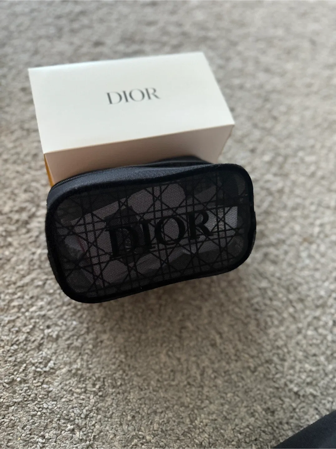 Dior Black Travel Pouch with Box image indicator(2)