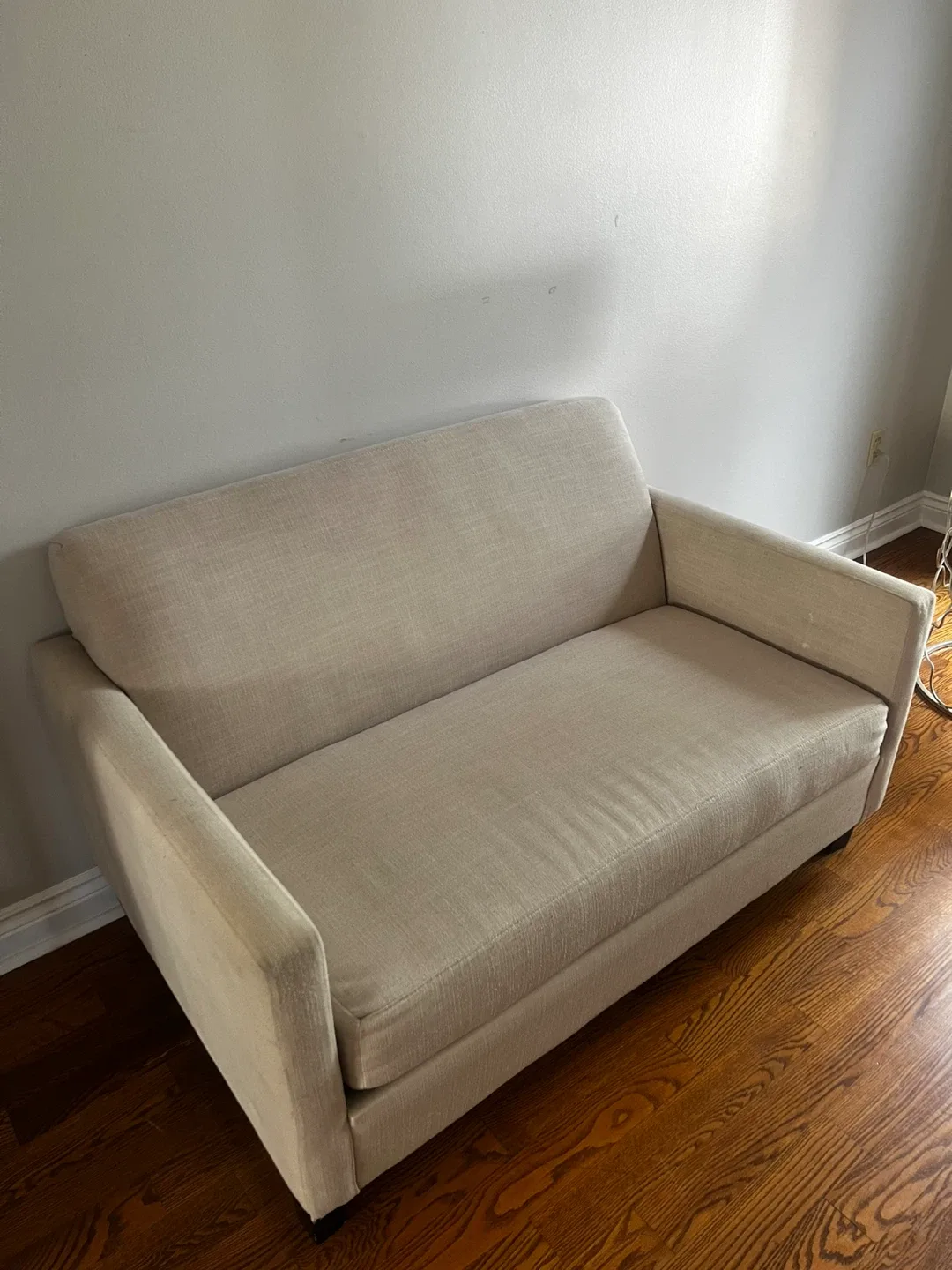 Beige Loveseat Pull-Out Sofa Bed image indicator(2)