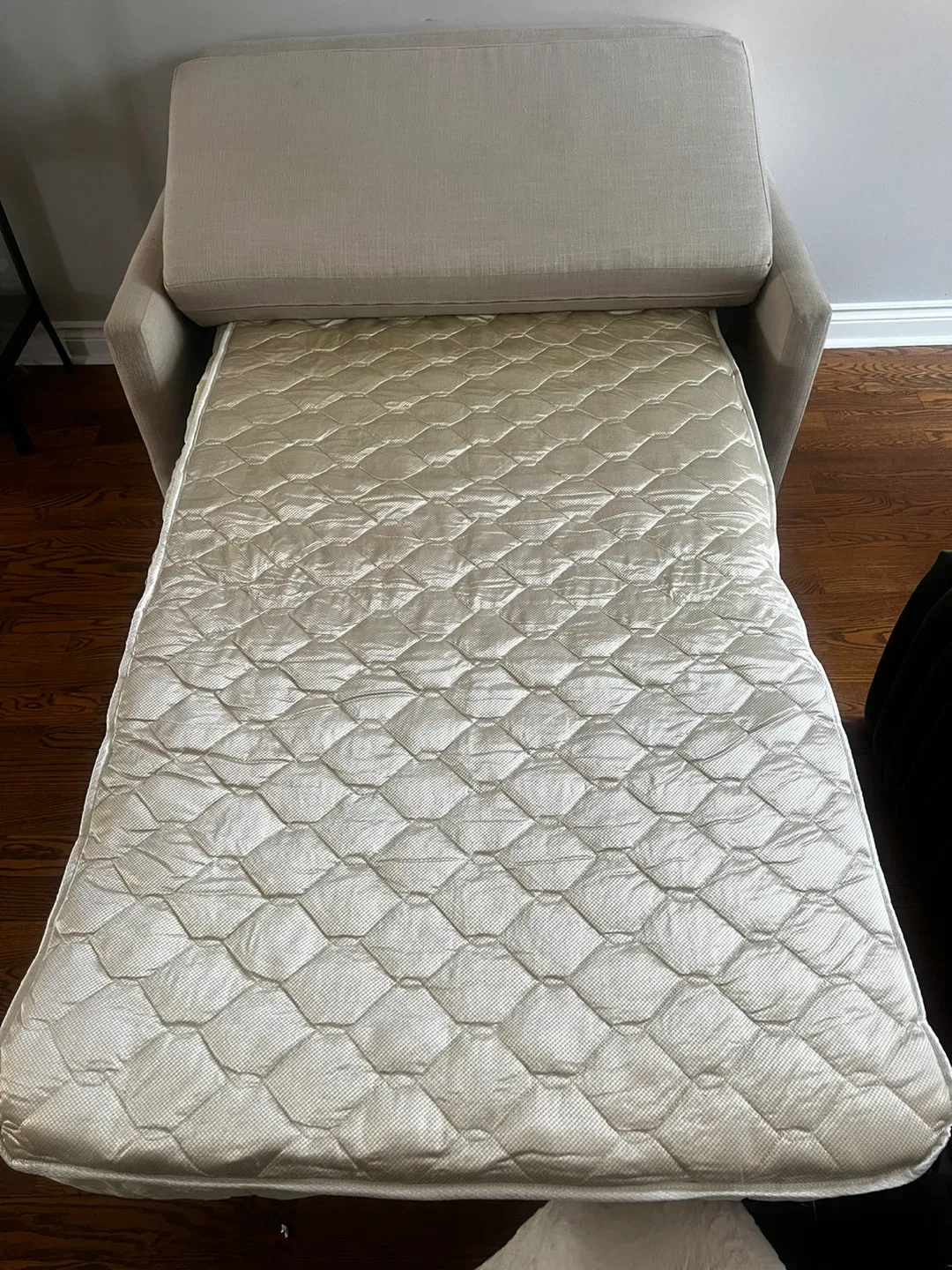 Beige Loveseat Pull-Out Sofa Bed image indicator(3)