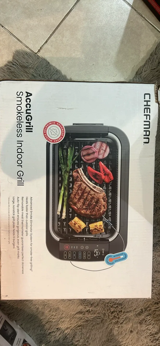 Smokeless indoor grill