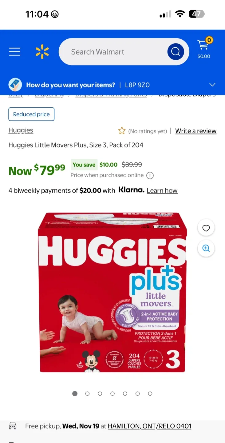 Huggies Little Movers Plus Diapers - Size 3 image indicator(2)