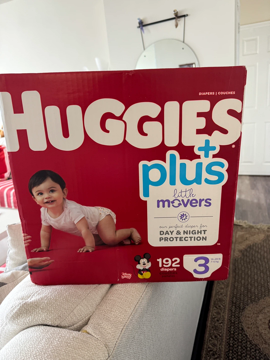 Huggies Little Movers Plus Diapers - Size 3