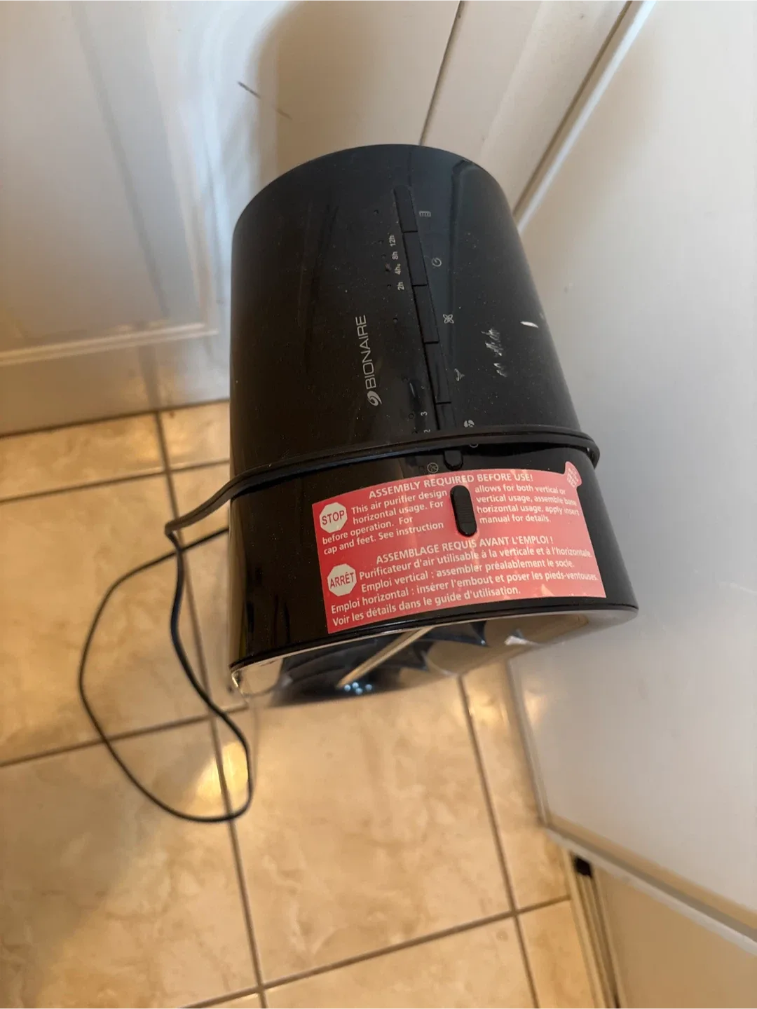 Bionaire Air Purifier True HEPA Dual Position Air Purifier. image indicator(2)