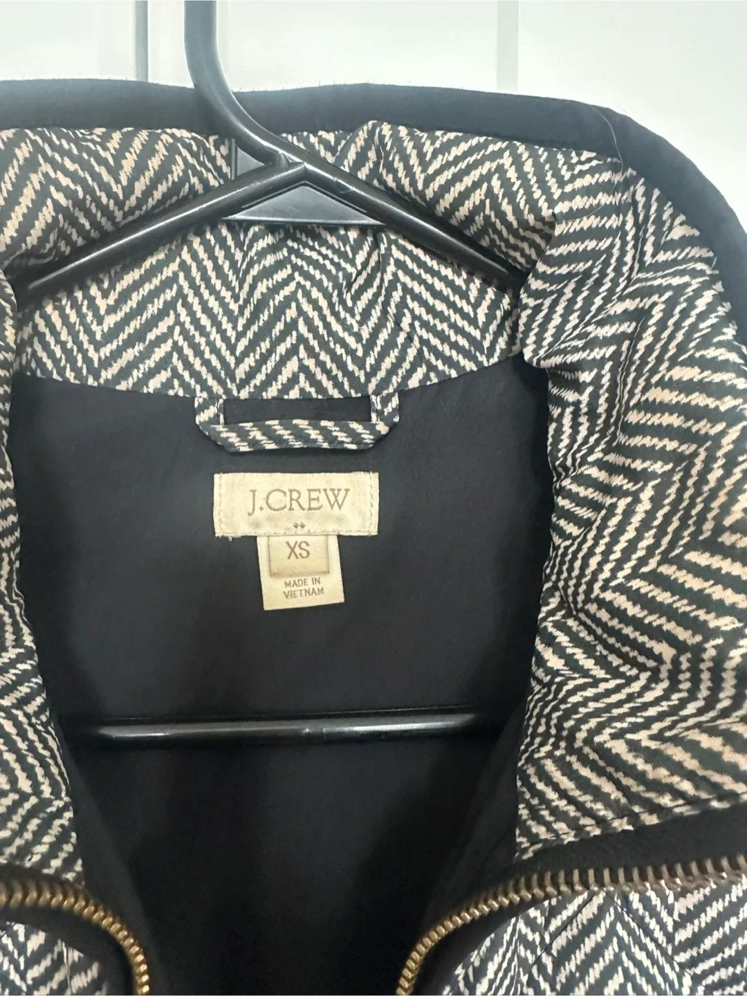 J.Crew Herringbone Puffer Vest - XS image indicator(4)