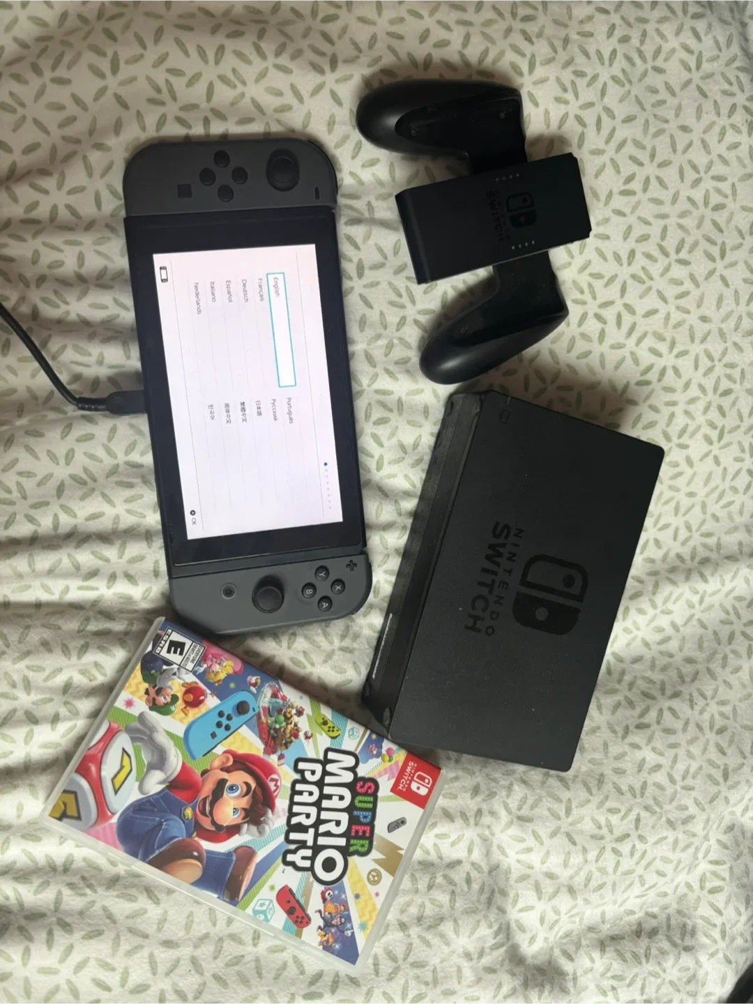 Nintendo Switch with Super Mario Party