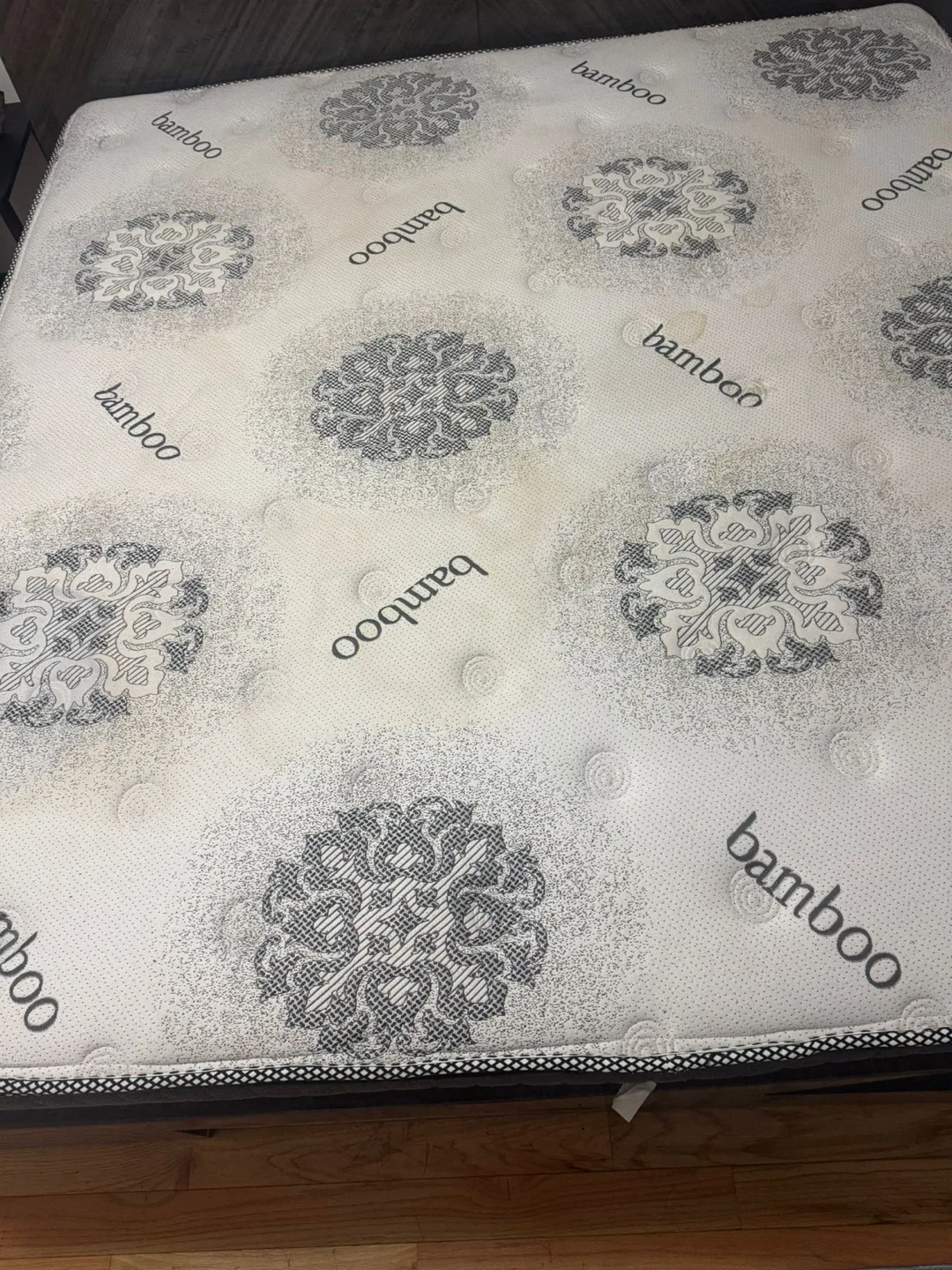 King size mattress (Dreamtime Bedding Inc).