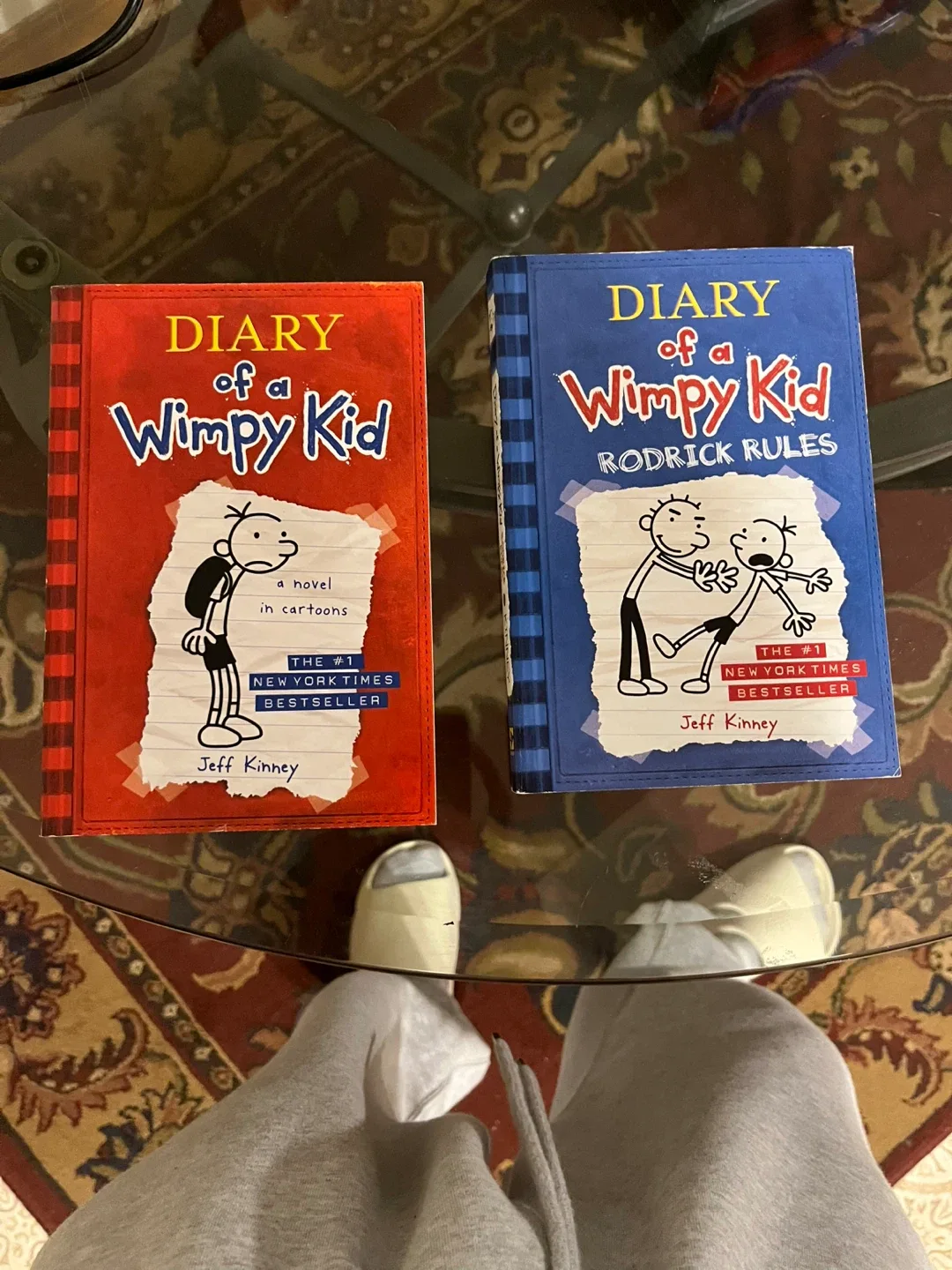 Diary of a Wimpy Kid & Rodrick Rules Books by Jeff Kinney