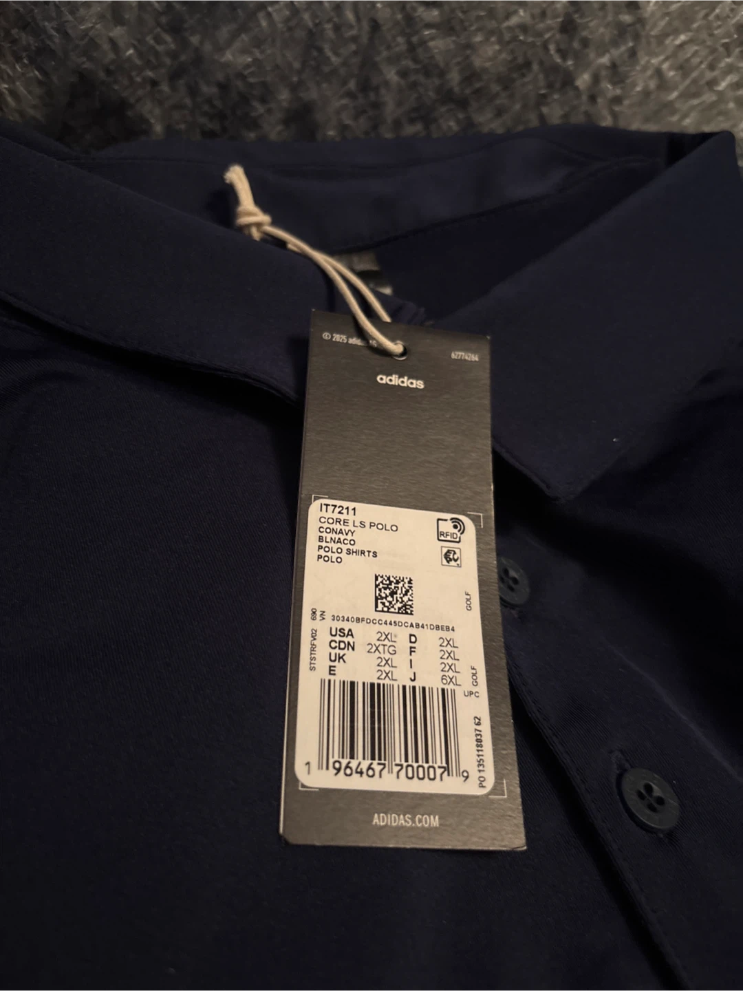 Adidas Golf Polo Shirts - 2XL - photo 2