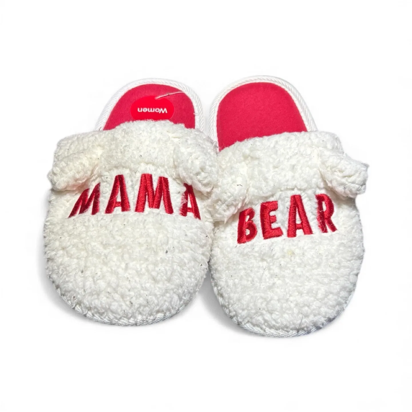 Family PJs Mama Bear Slippers - Size M (7-8)