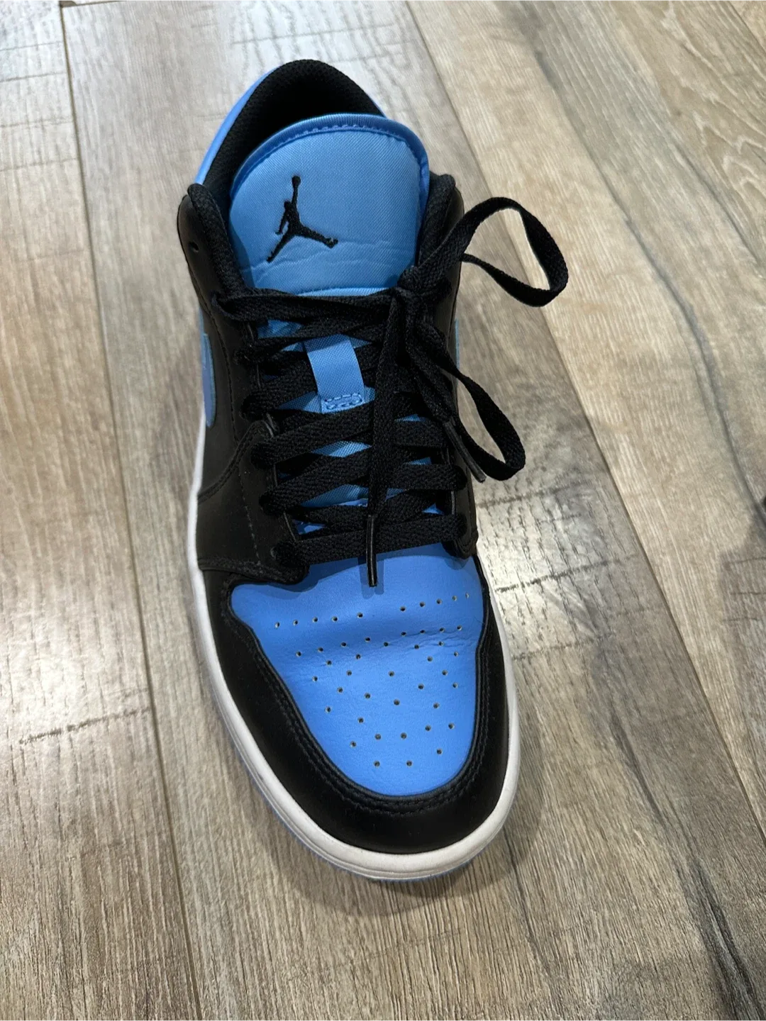 Air Jordan 1 Low Black/Blue - Size 9