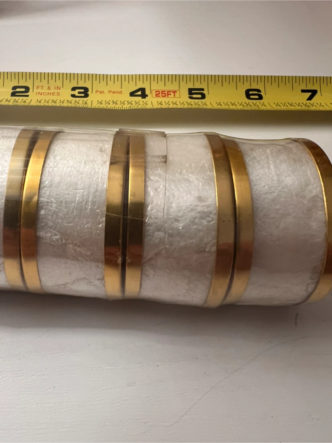 Set of 6 Mother of Pearl/ Capiz Napkin Rings - photo 3
