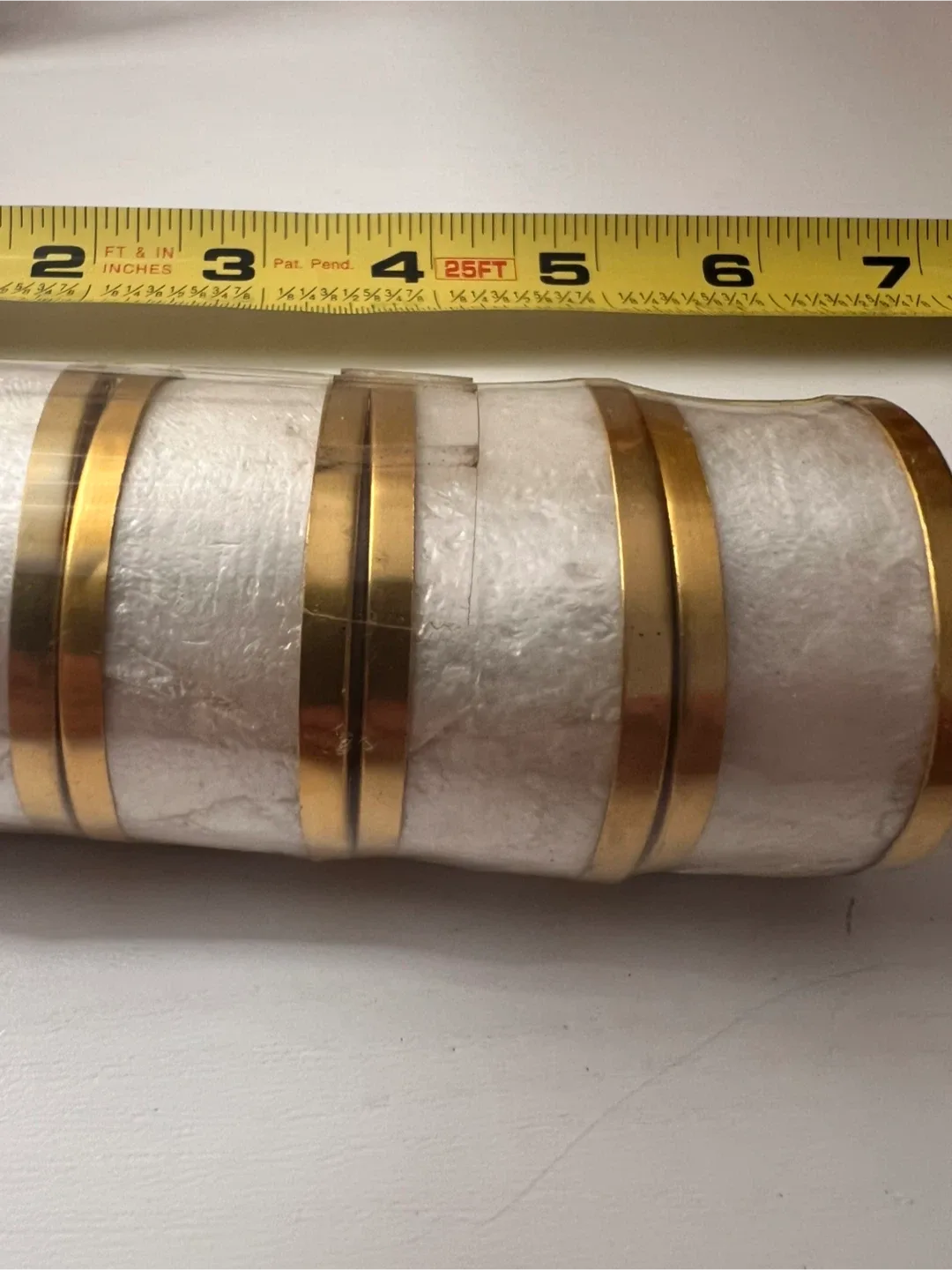 Set of 6 Mother of Pearl/ Capiz Napkin Rings image indicator(3)